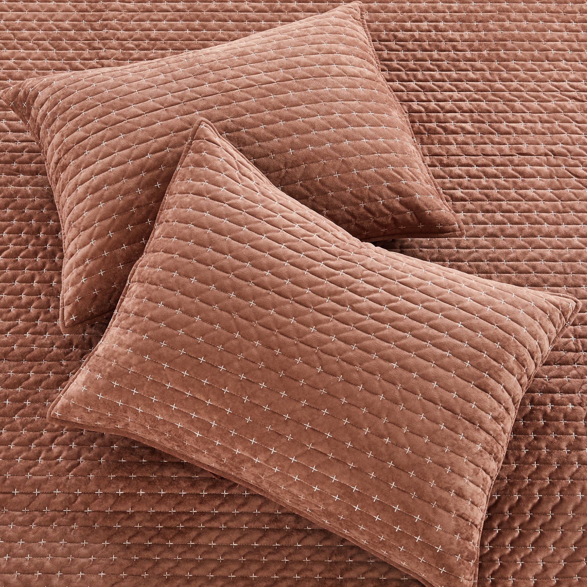 Levtex Home Velvet Stitch Quilt Set Quilts