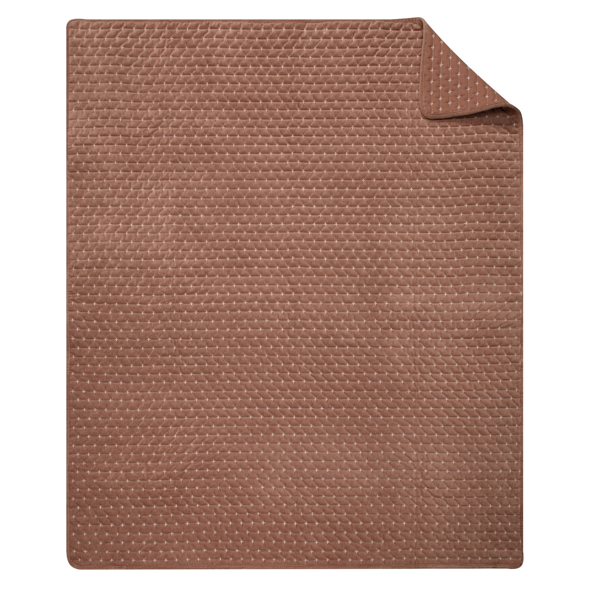 Levtex Home Velvet Stitch Quilted Throw Throws