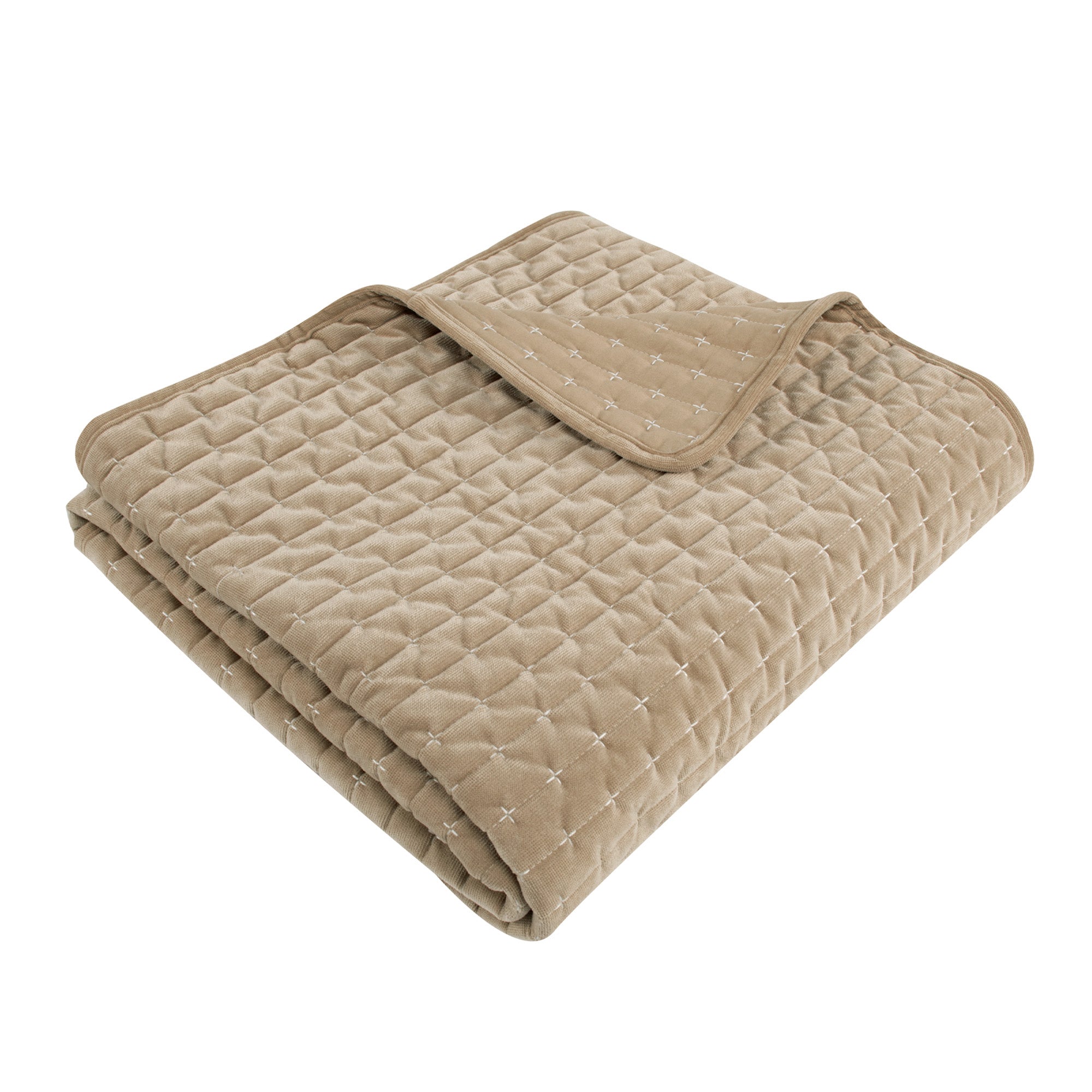 Levtex Home Velvet Stitch Quilted Throw Throws