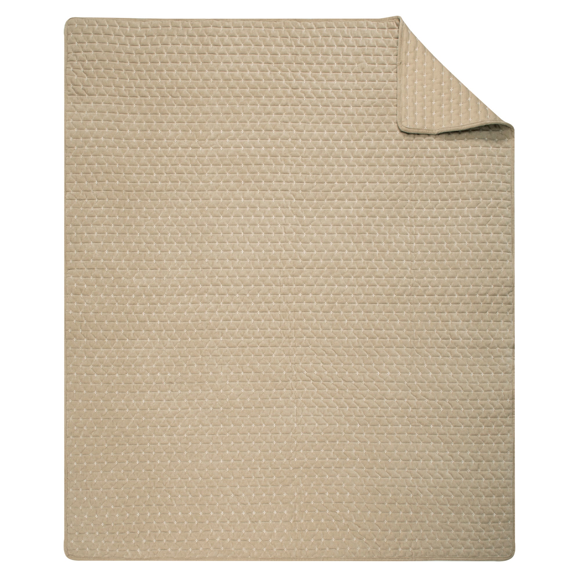 Levtex Home Velvet Stitch Quilted Throw Throws
