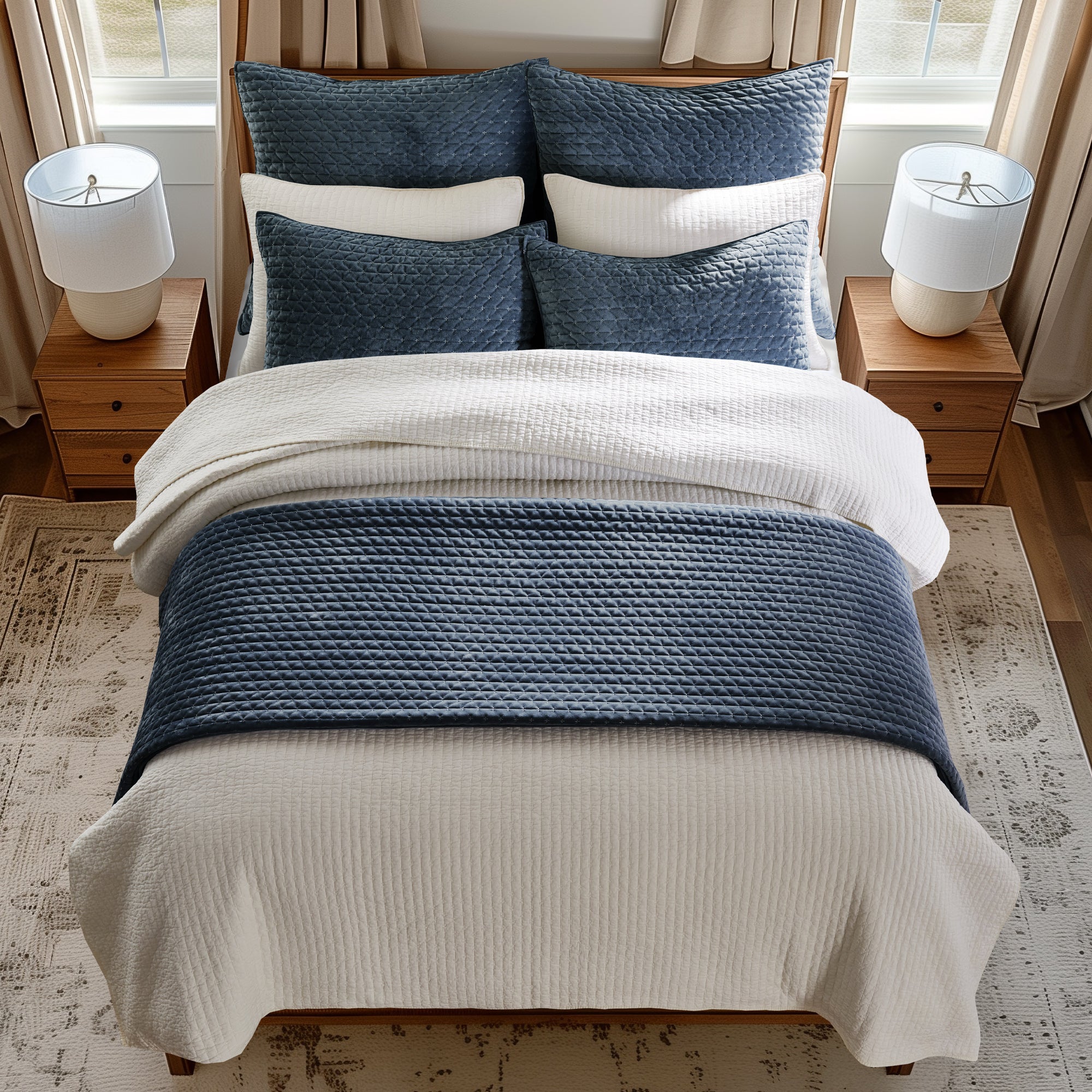 Levtex Home Velvet Stitch Quilt Set Quilts