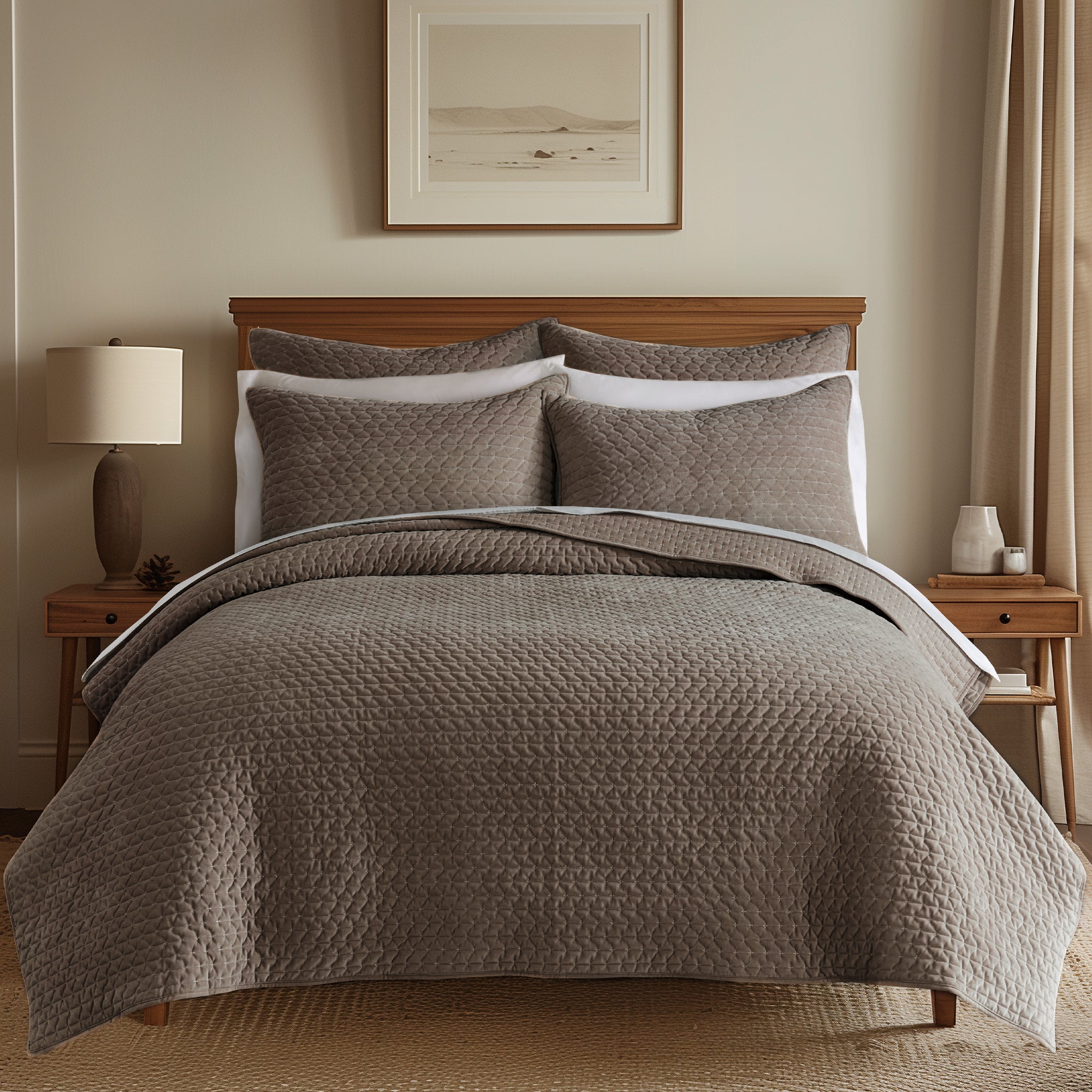 Levtex Home Velvet Stitch Quilt Set Quilts