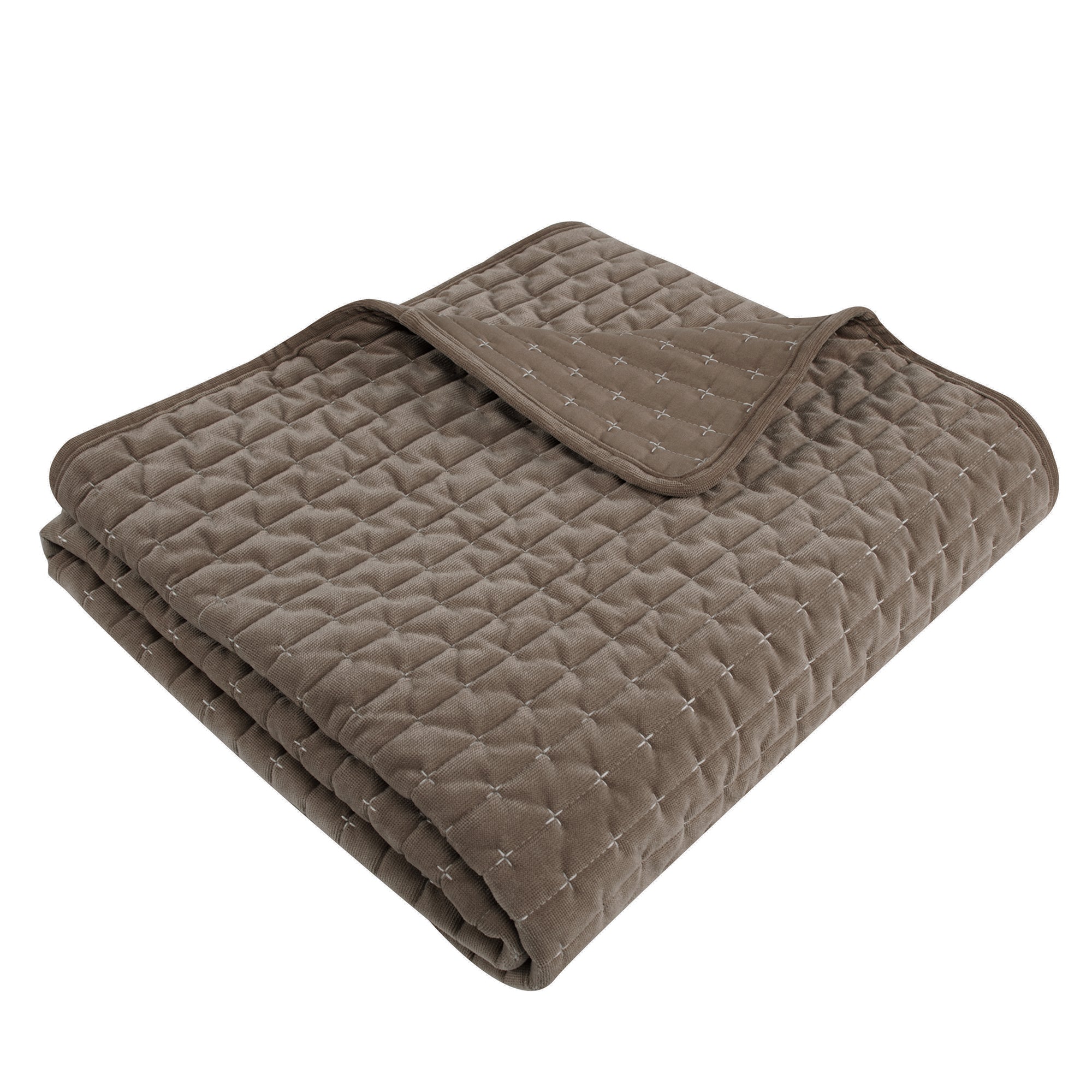 Velvet Stitch Quilted Throw