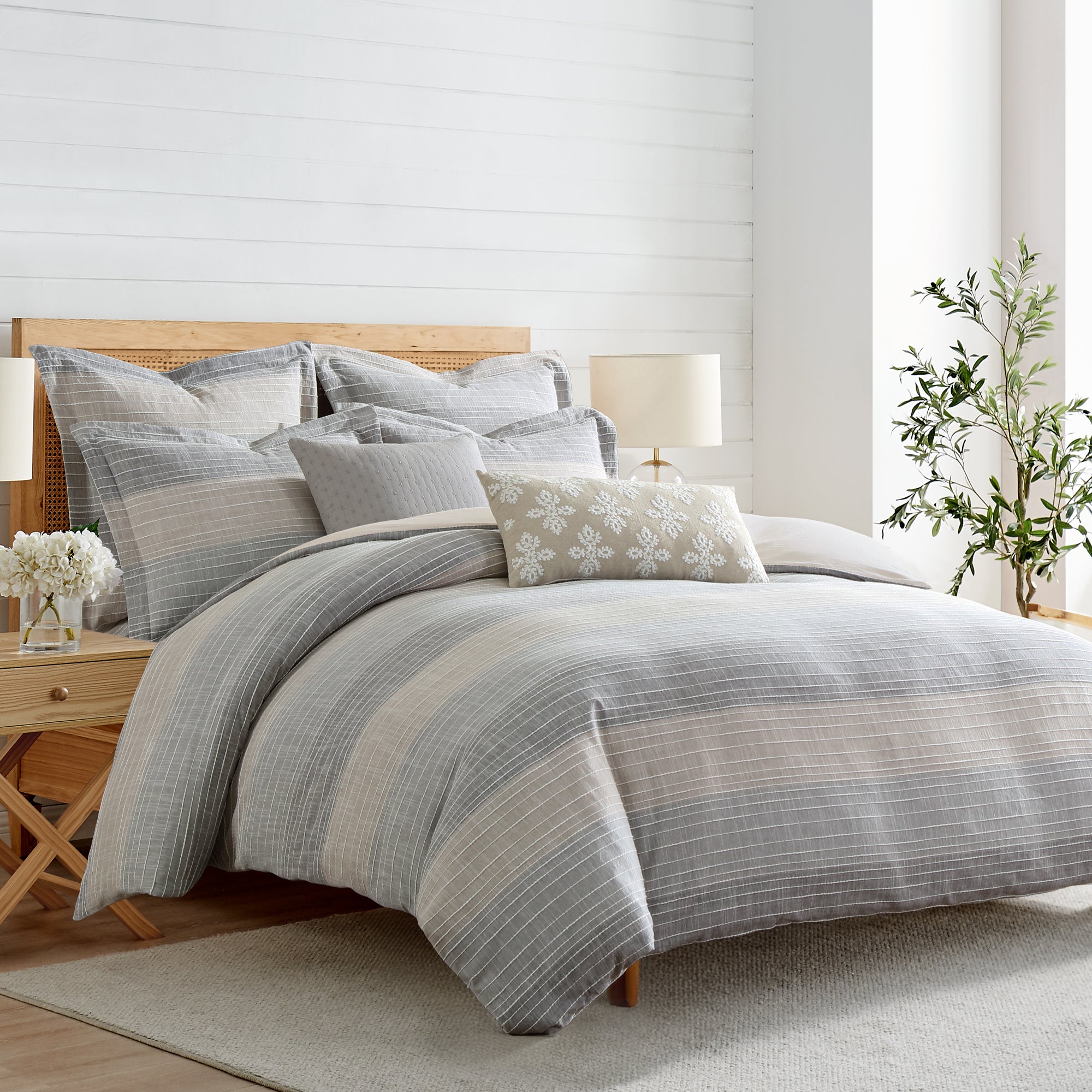 Levtex Home Sand Stripes Duvet Cover Set Duvets
