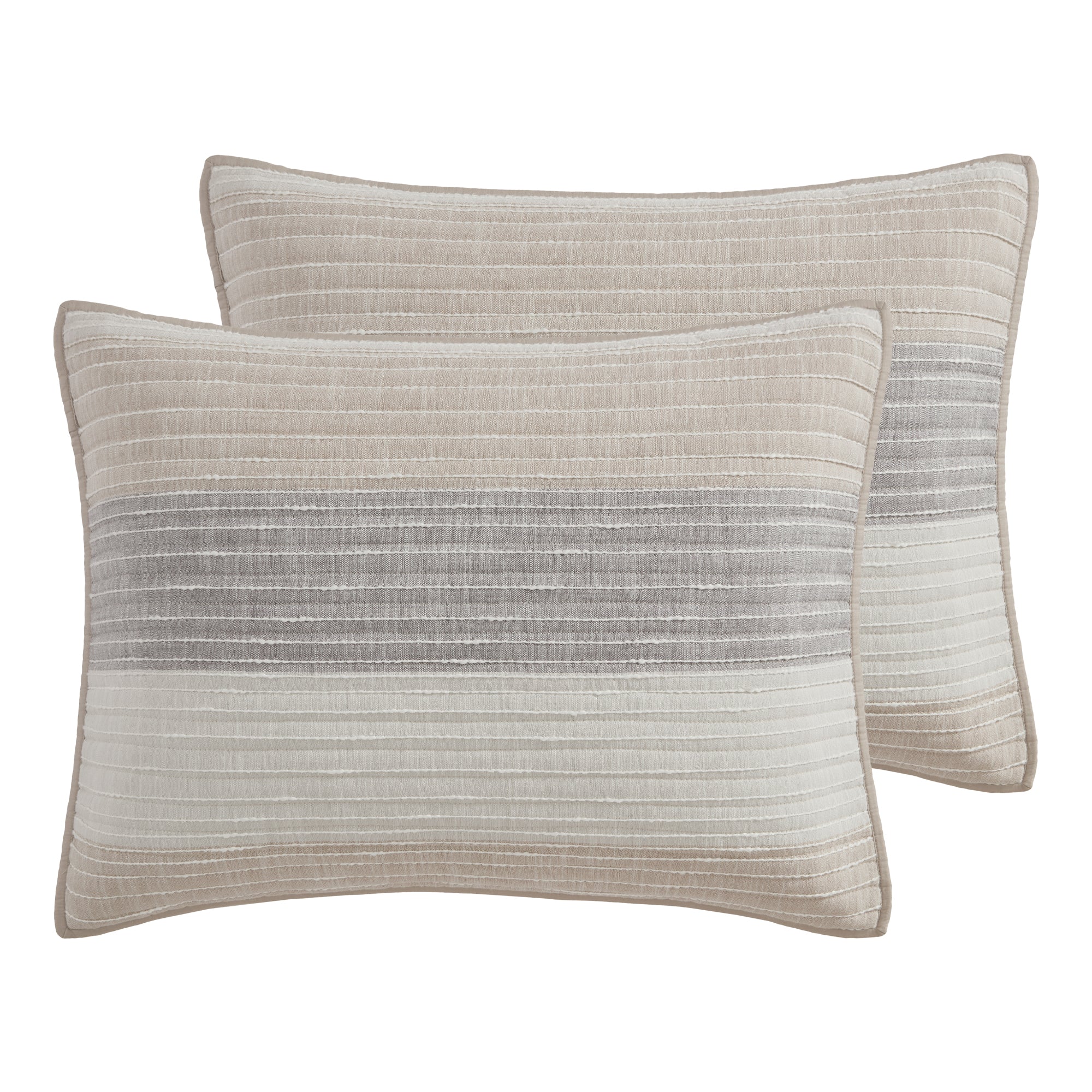 Sand Stripes Blue Pillow Sham