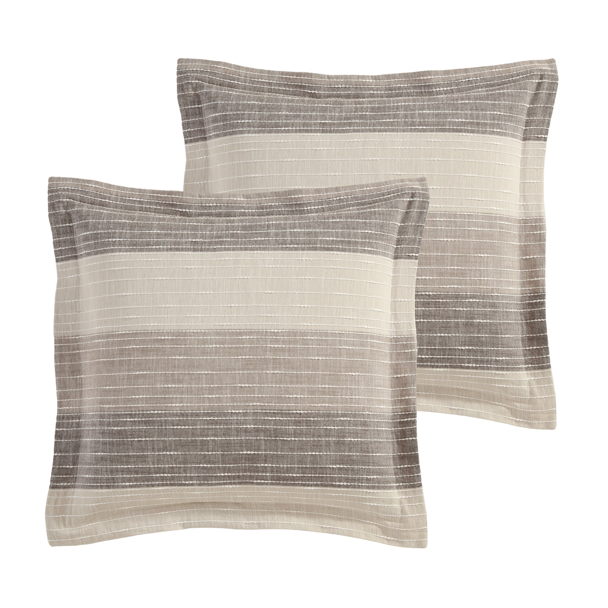 Sand Stripes Euro Sham set of 2