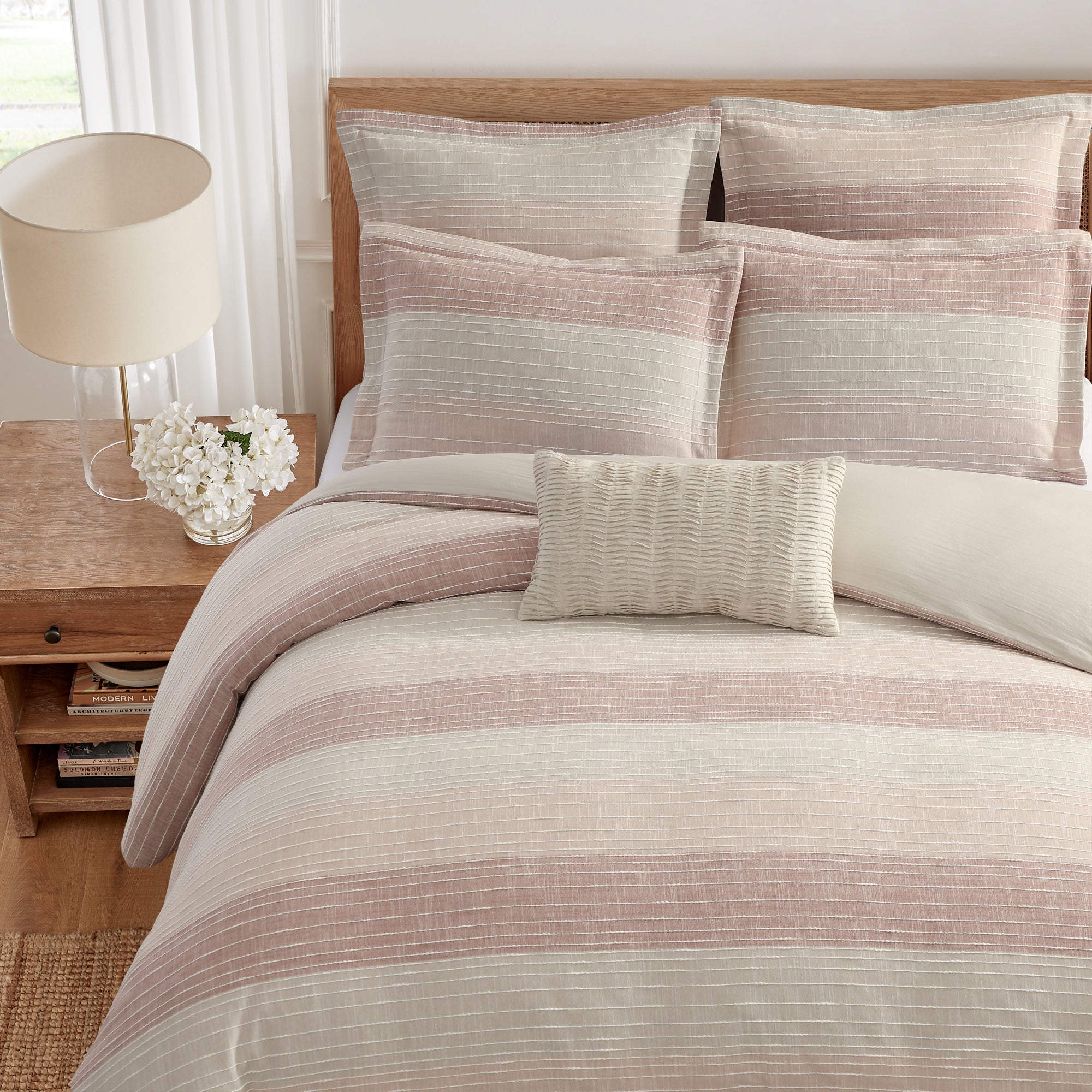 Sand Stripes Duvet Cover Set