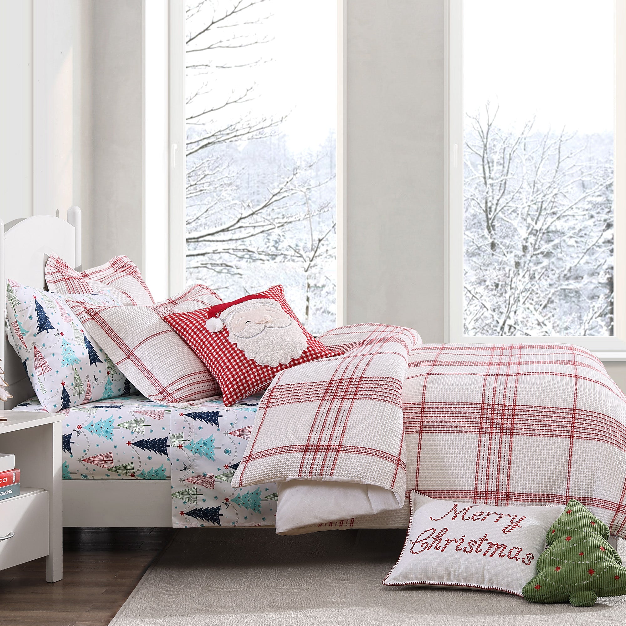 Levtex Home Peppermint Plaid Duvet Cover Set Duvets