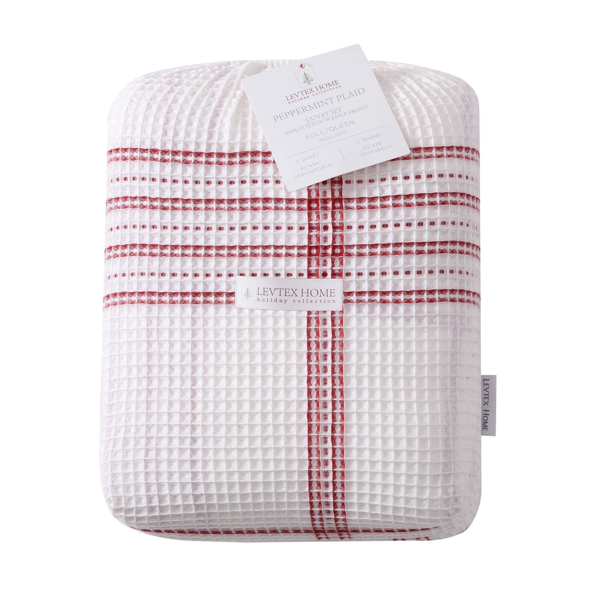 Levtex Home Peppermint Plaid Duvet Cover Set Duvets