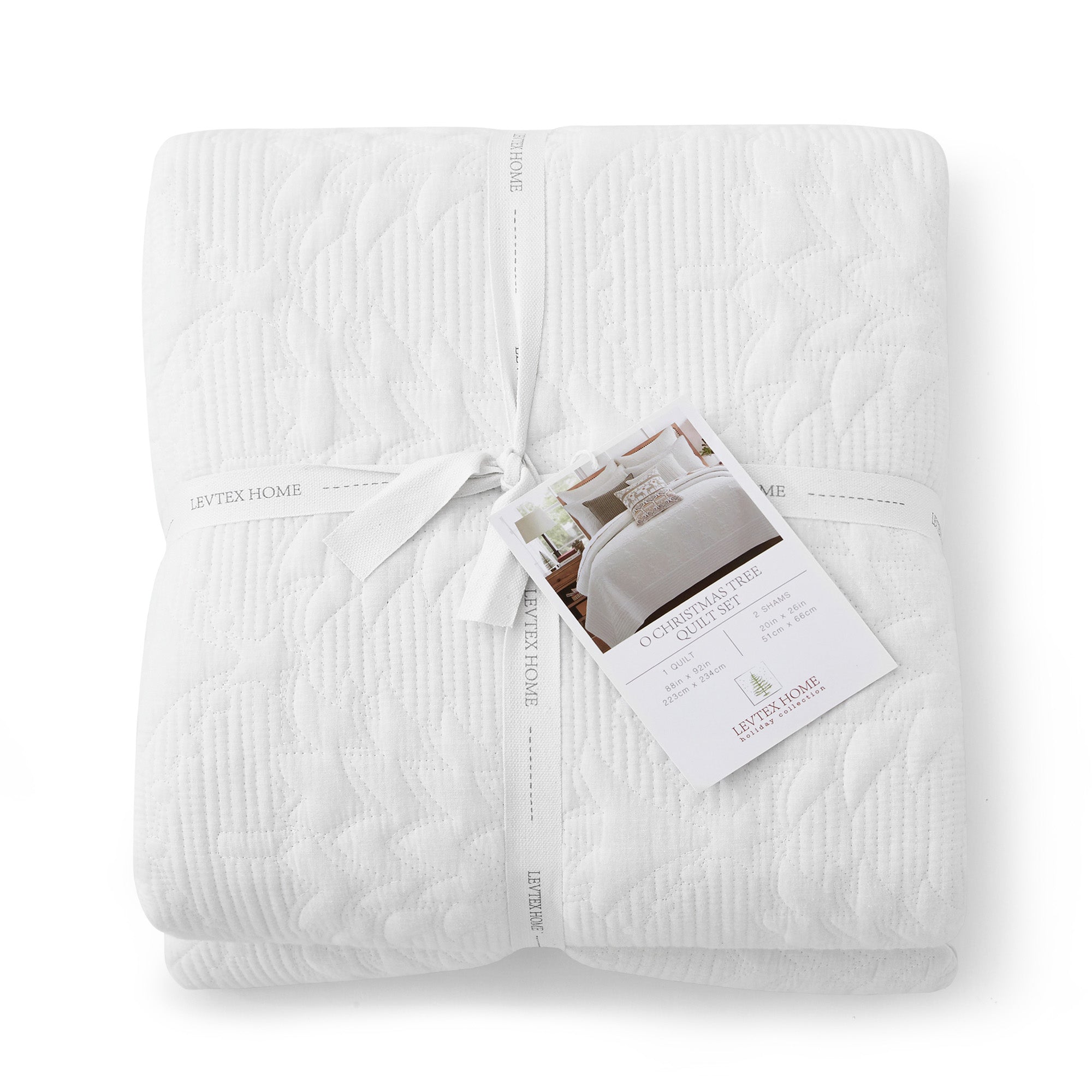 Levtex Home O Christmas Tree Quilt Set Quilts