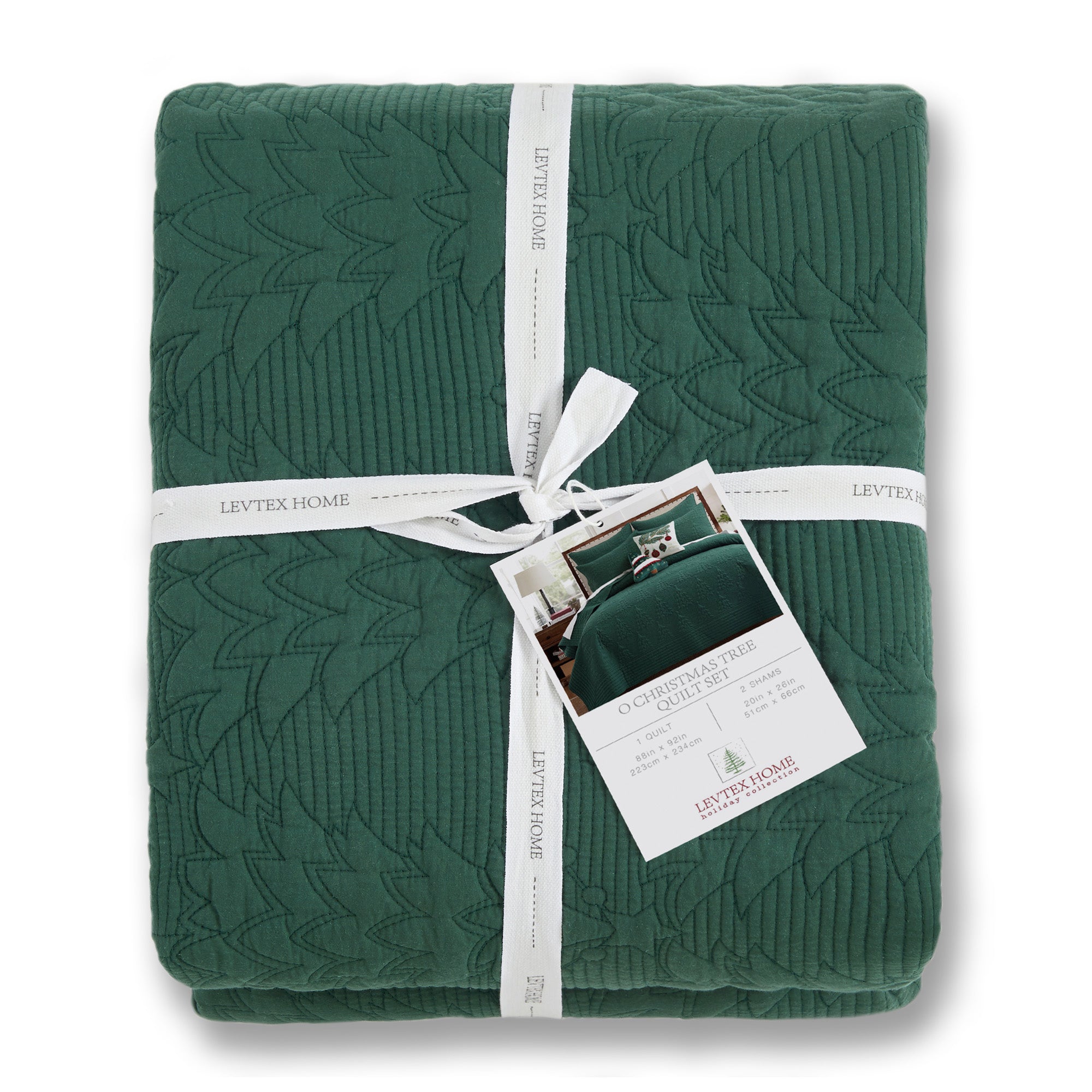 Levtex Home O Christmas Tree Quilt Set Quilts
