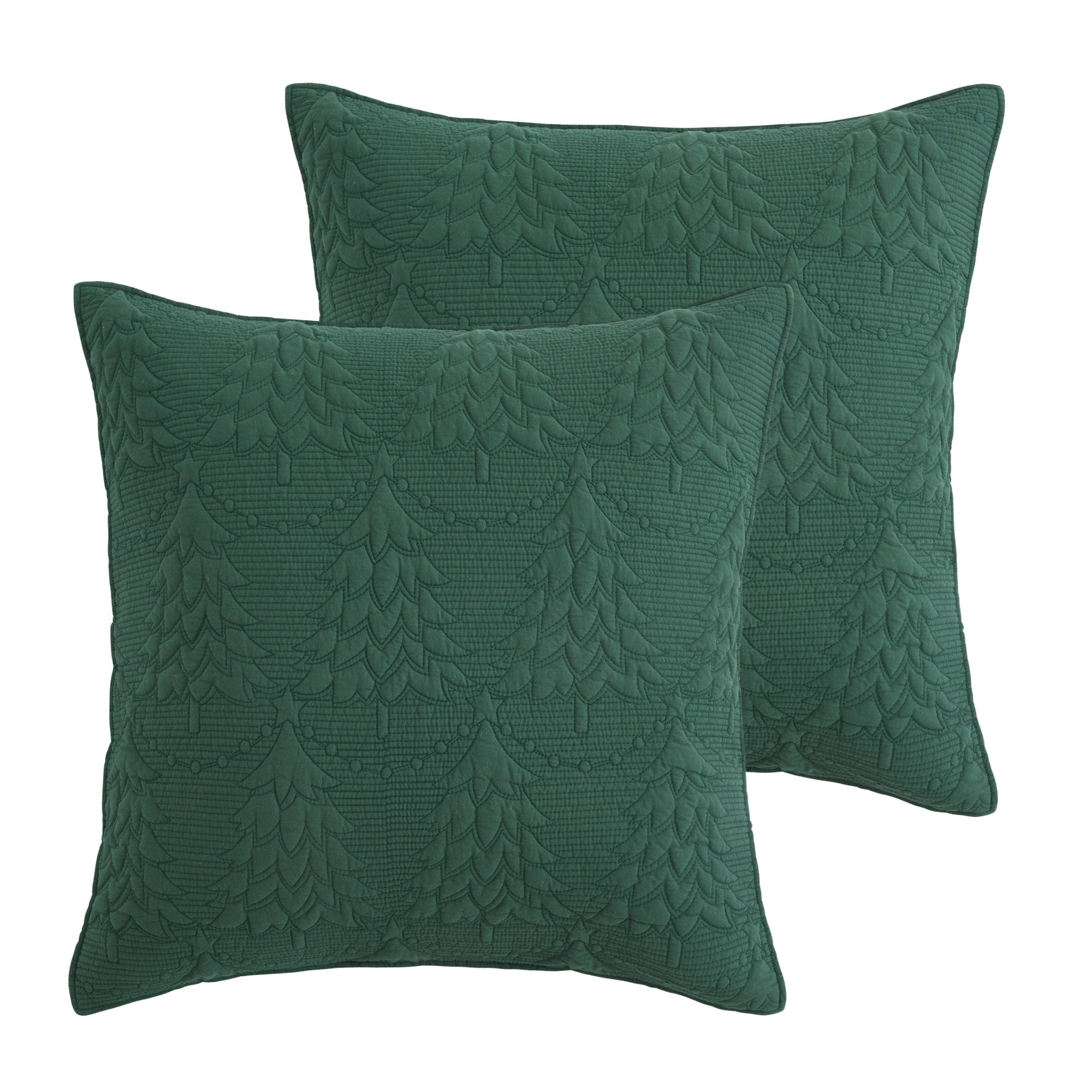 Levtex Home O Christmas Tree Euro Sham Set of 2 Euro Shams