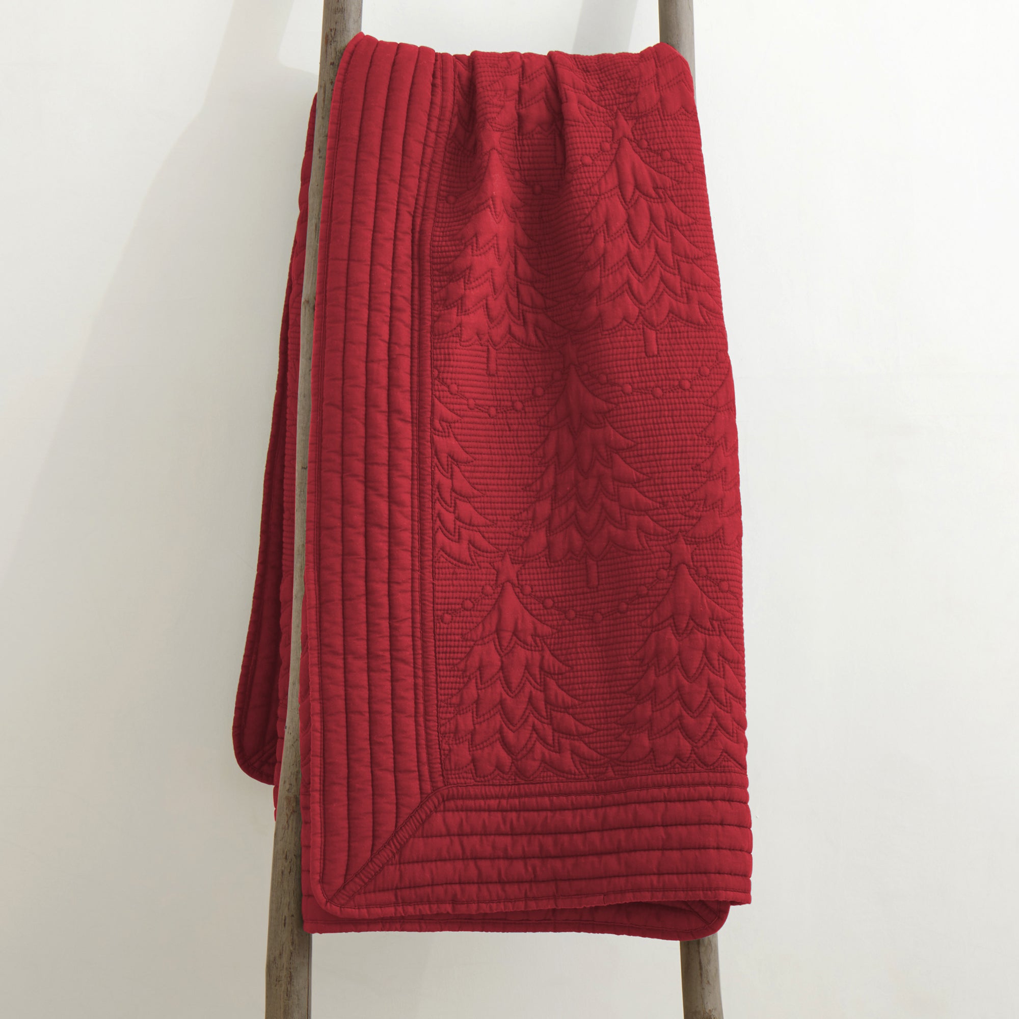 Levtex Home O Christmas Tree Quilted Throw Throws