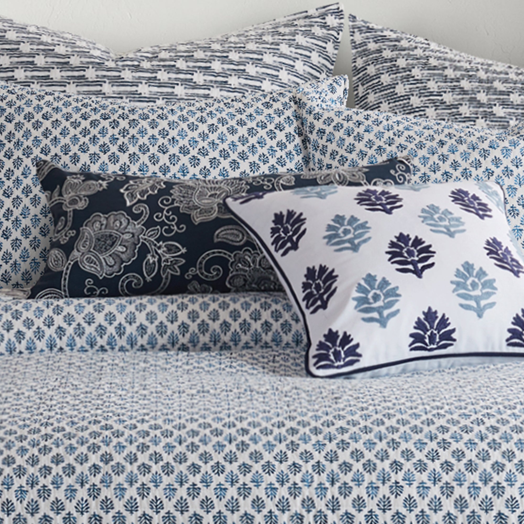 Levtex Home Aditya Navy Pillow Decorative Pillows