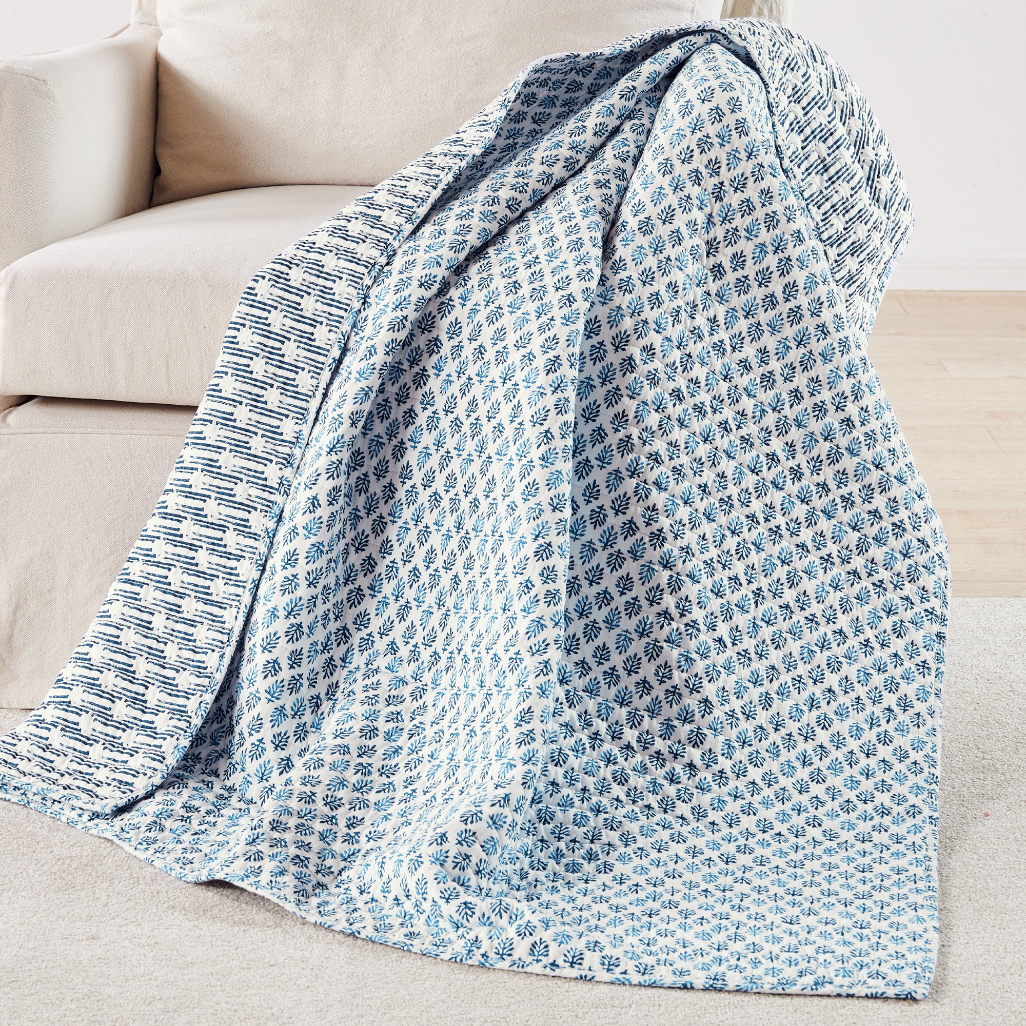 Levtex Home Aditya Quilted Throw Throws