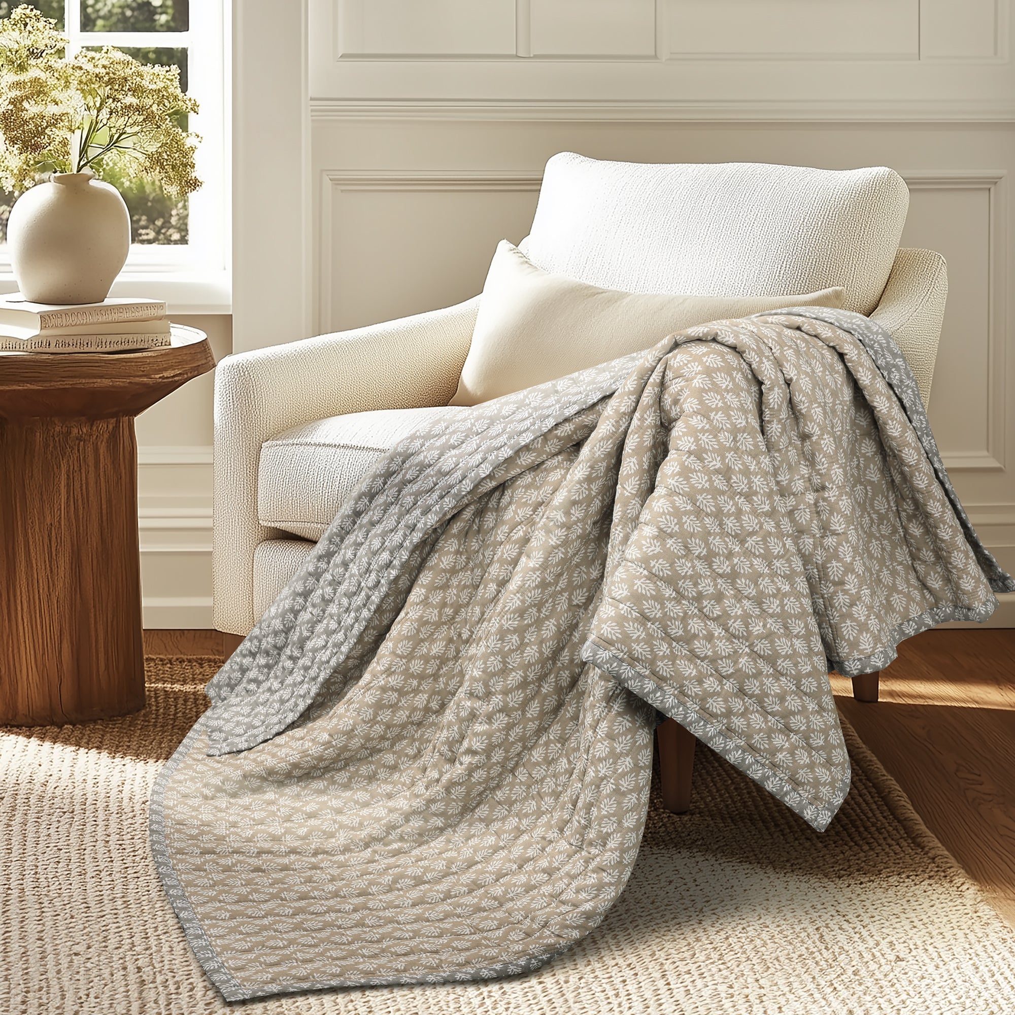 Levtex Home Aditya Quilted Throw Throws