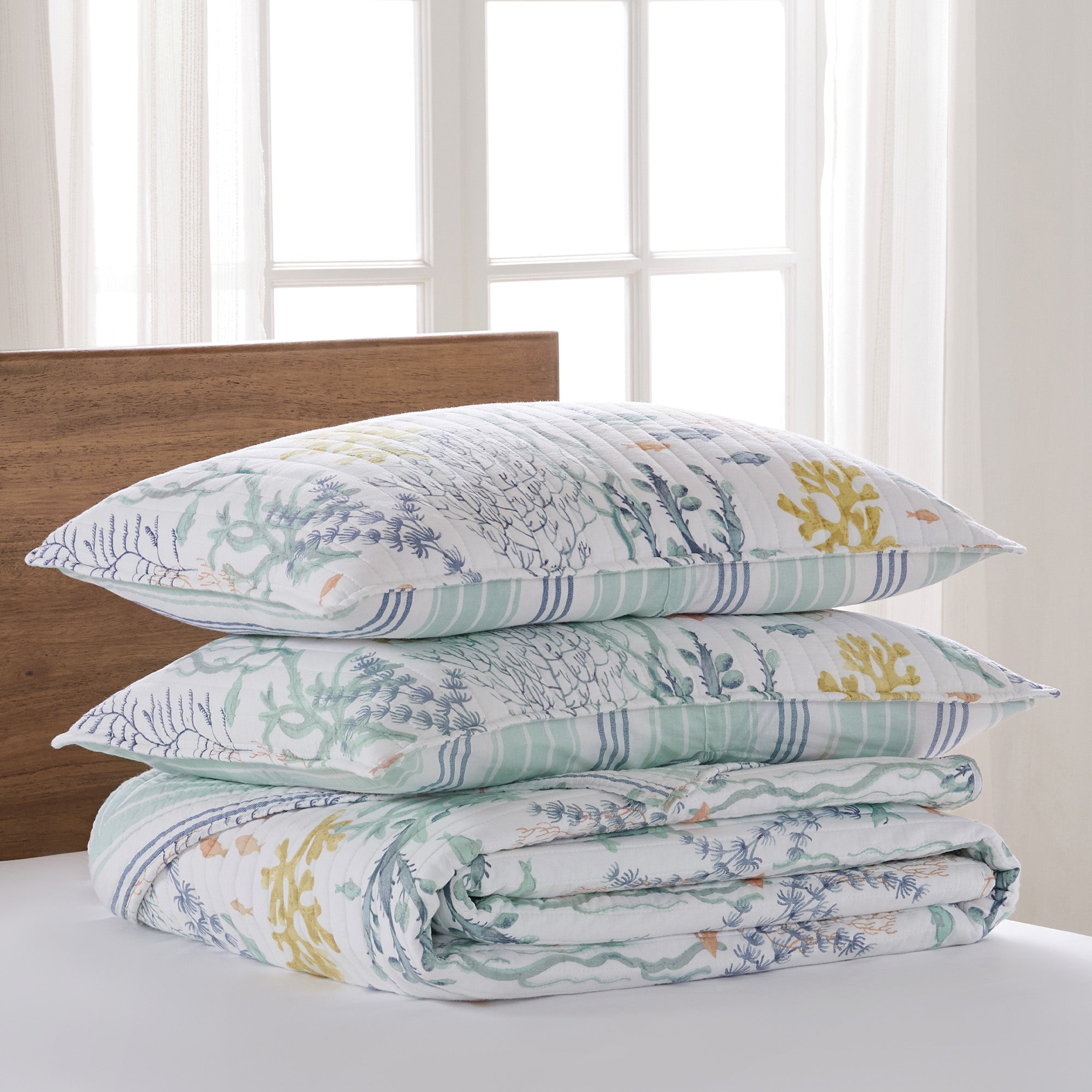 Levtex Home Ocean Meadow Quilt Set Quilts