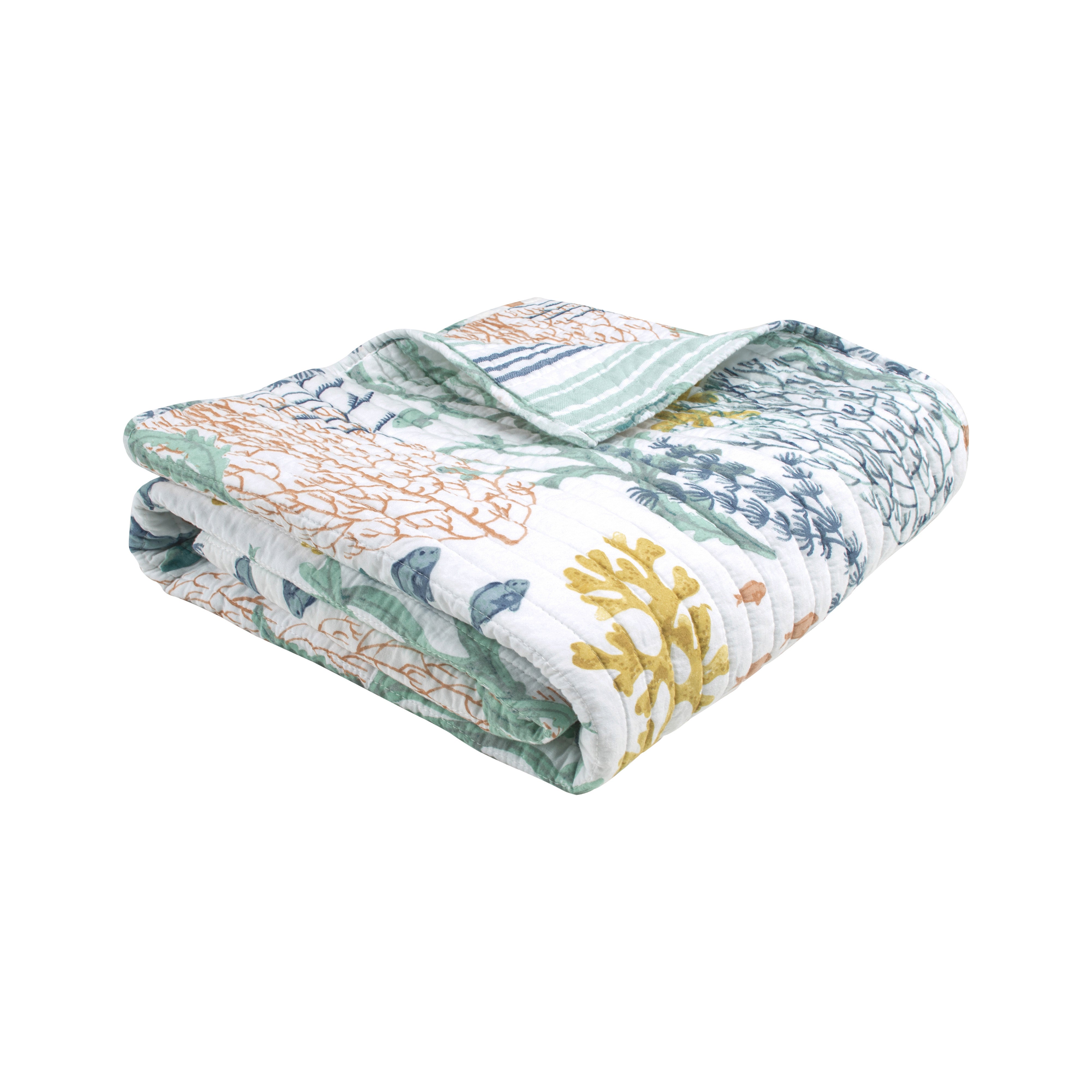 Levtex Home Ocean Meadow Quilted Throw Throws