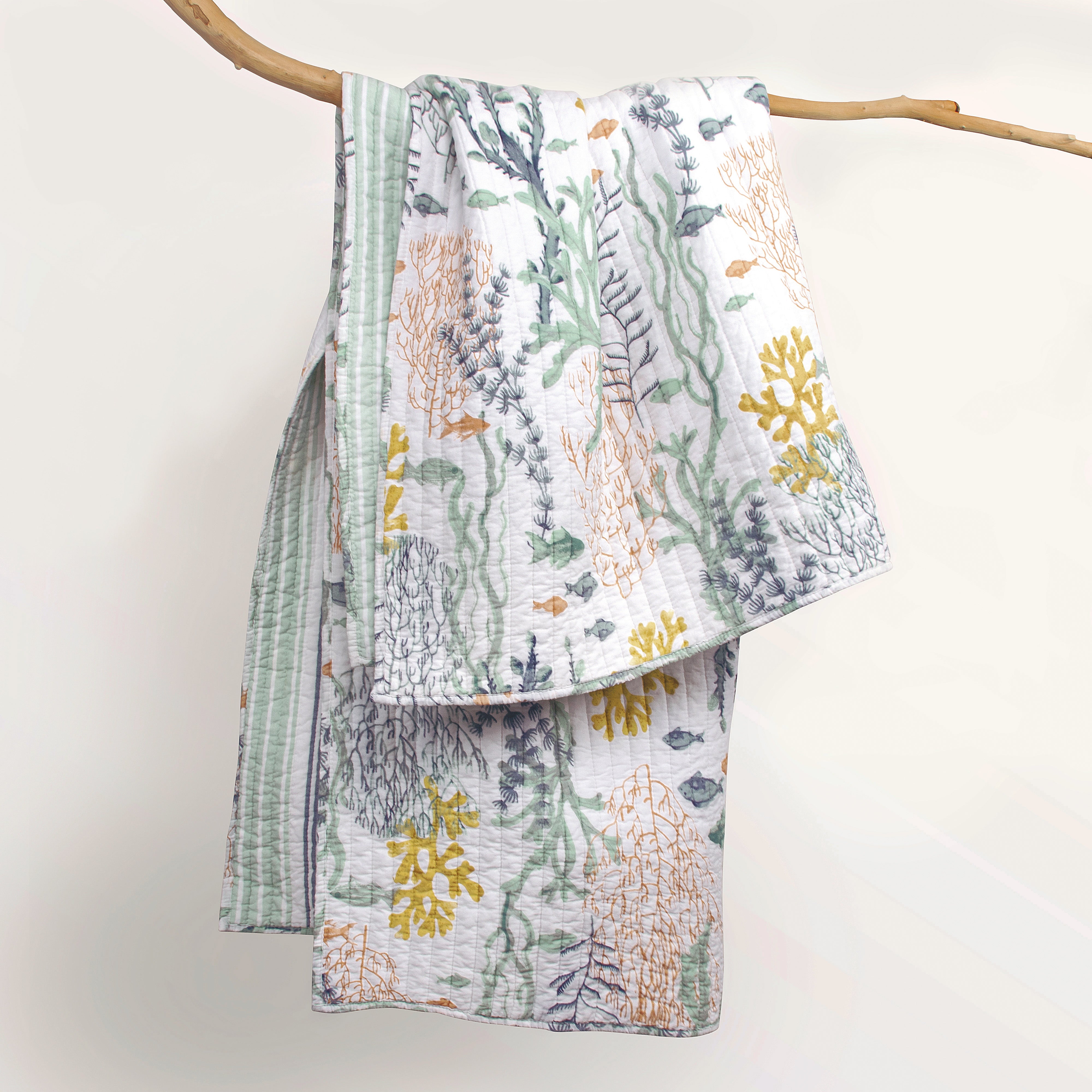 Levtex Home Ocean Meadow Quilted Throw Throws