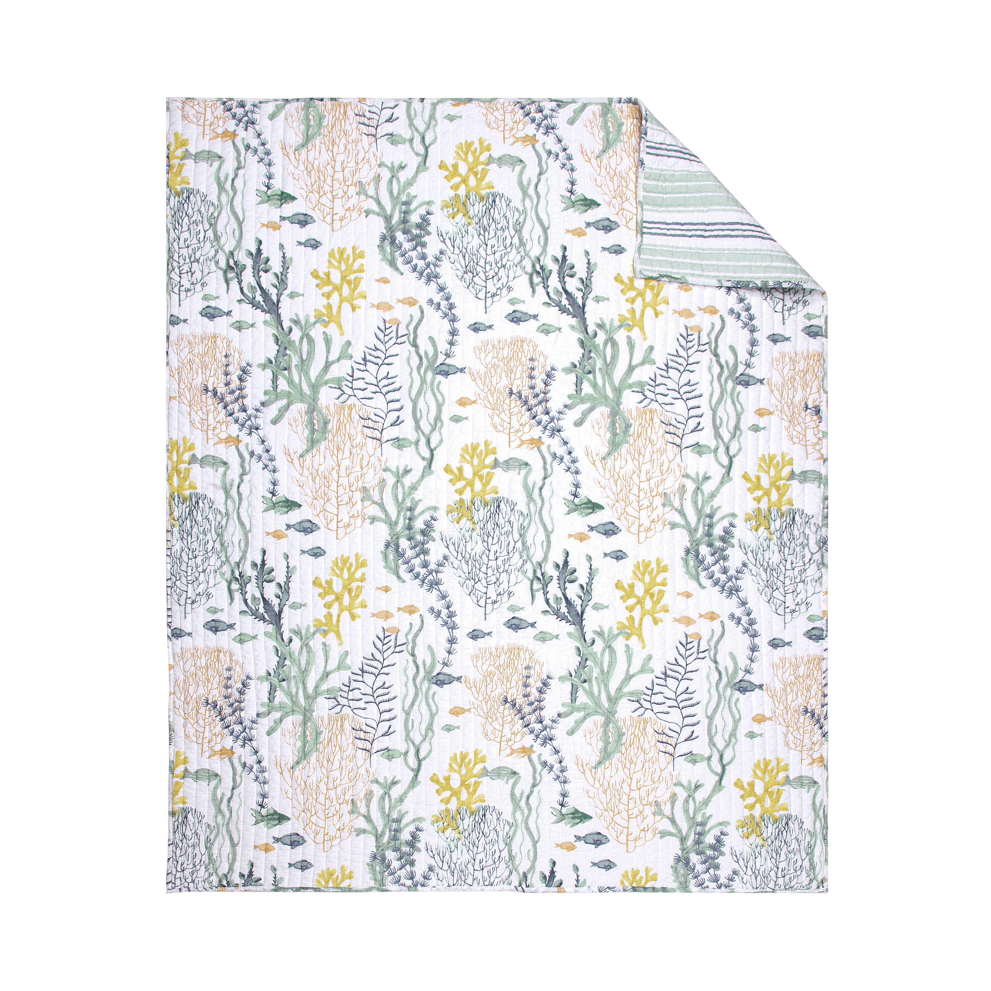 Levtex Home Ocean Meadow Quilted Throw Throws