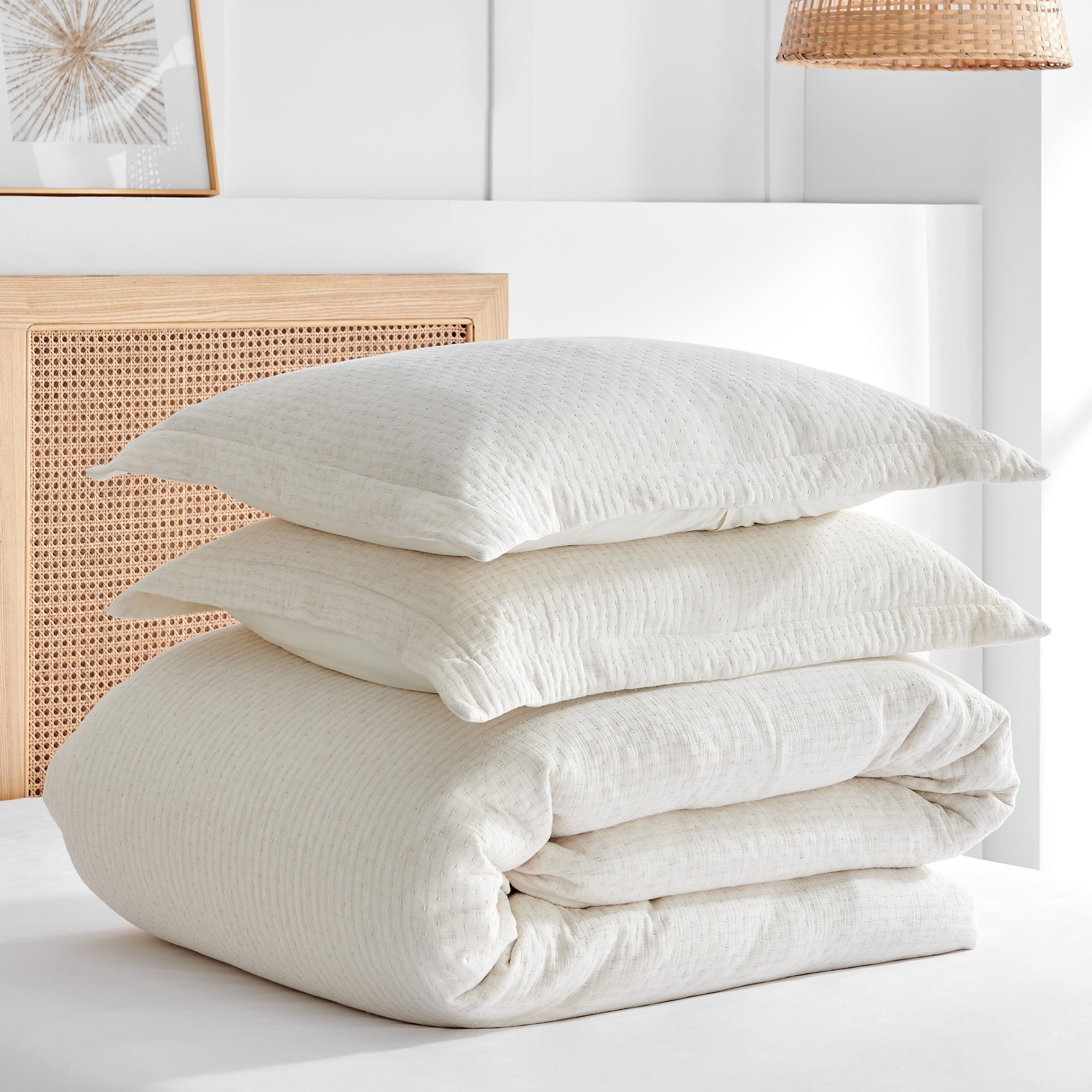 Levtex Home Reede Muslin Duvet Cover Set Duvets