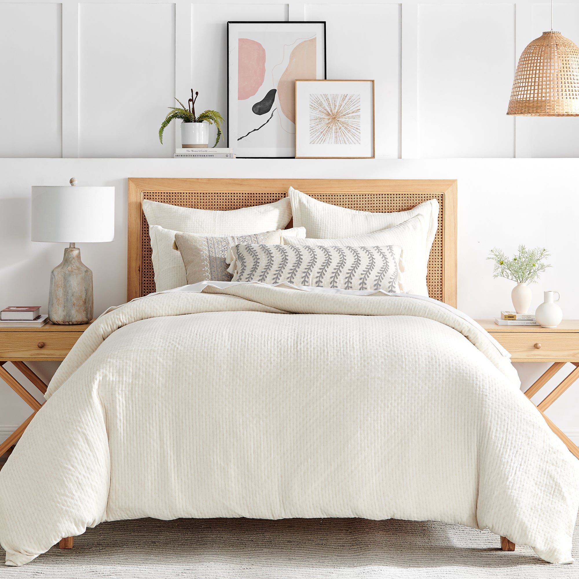 Levtex Home Reede Muslin Duvet Cover Set Duvets