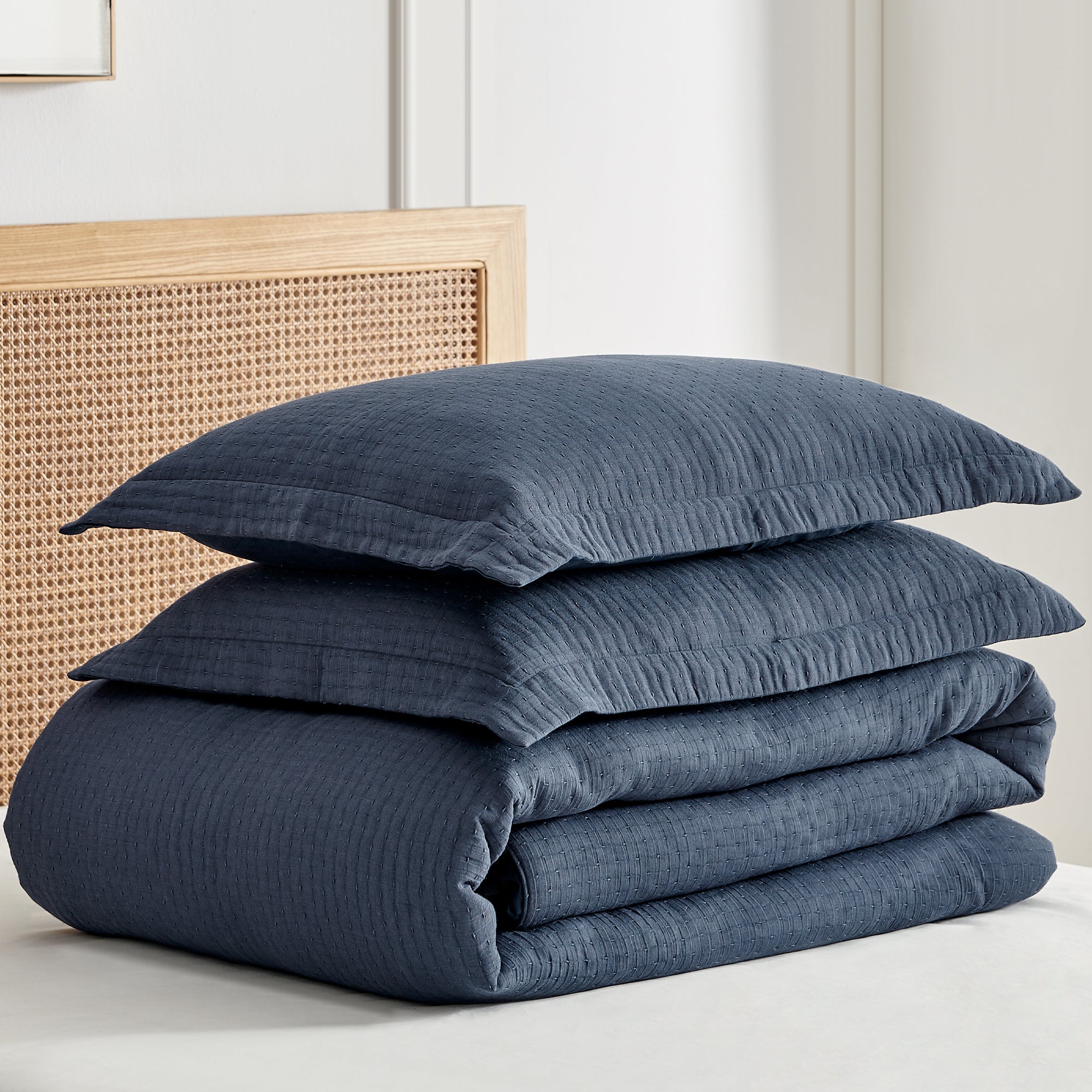Levtex Home Reede Muslin Duvet Cover Set Duvets