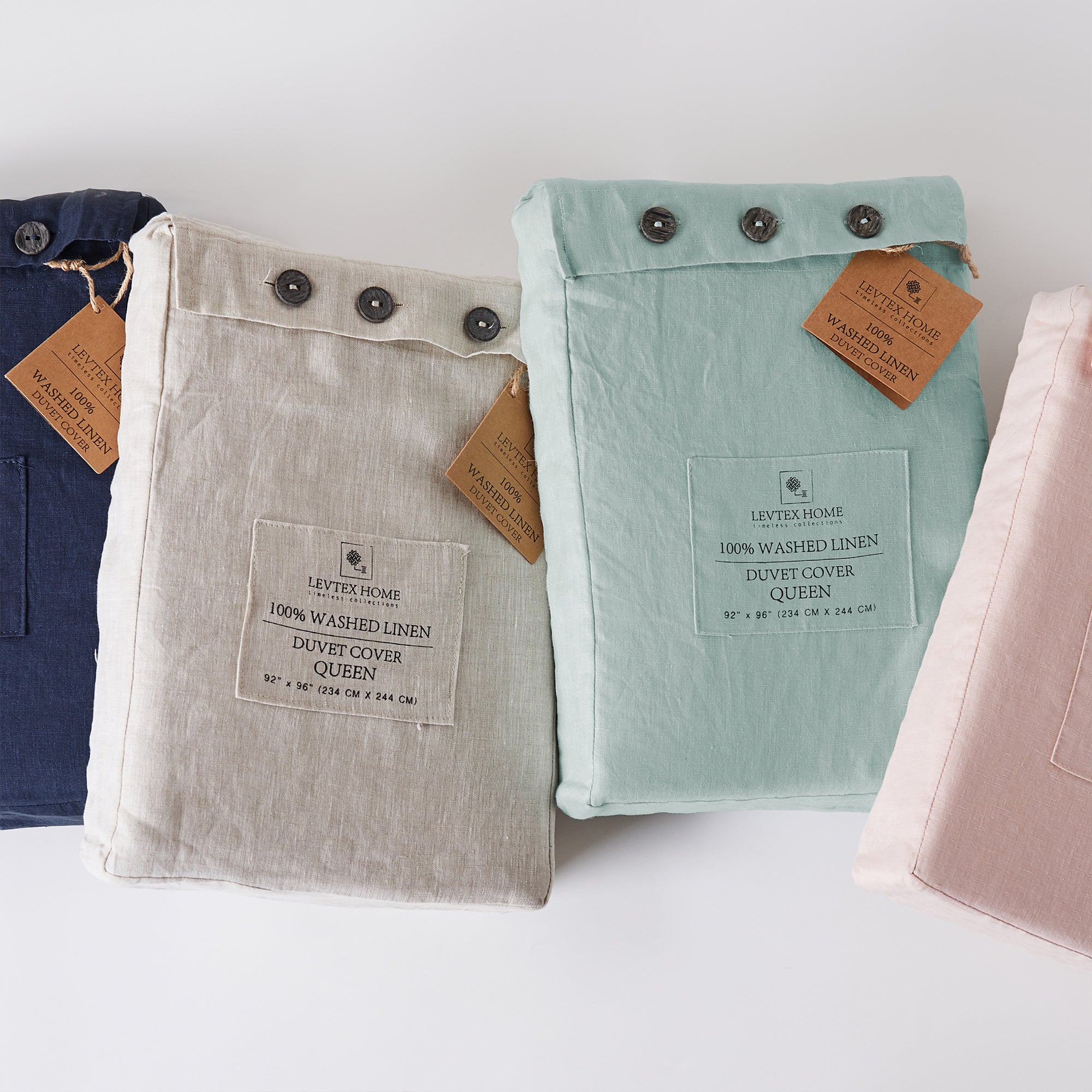 Levtex Home Washed Linen Duvet Cover Duvets