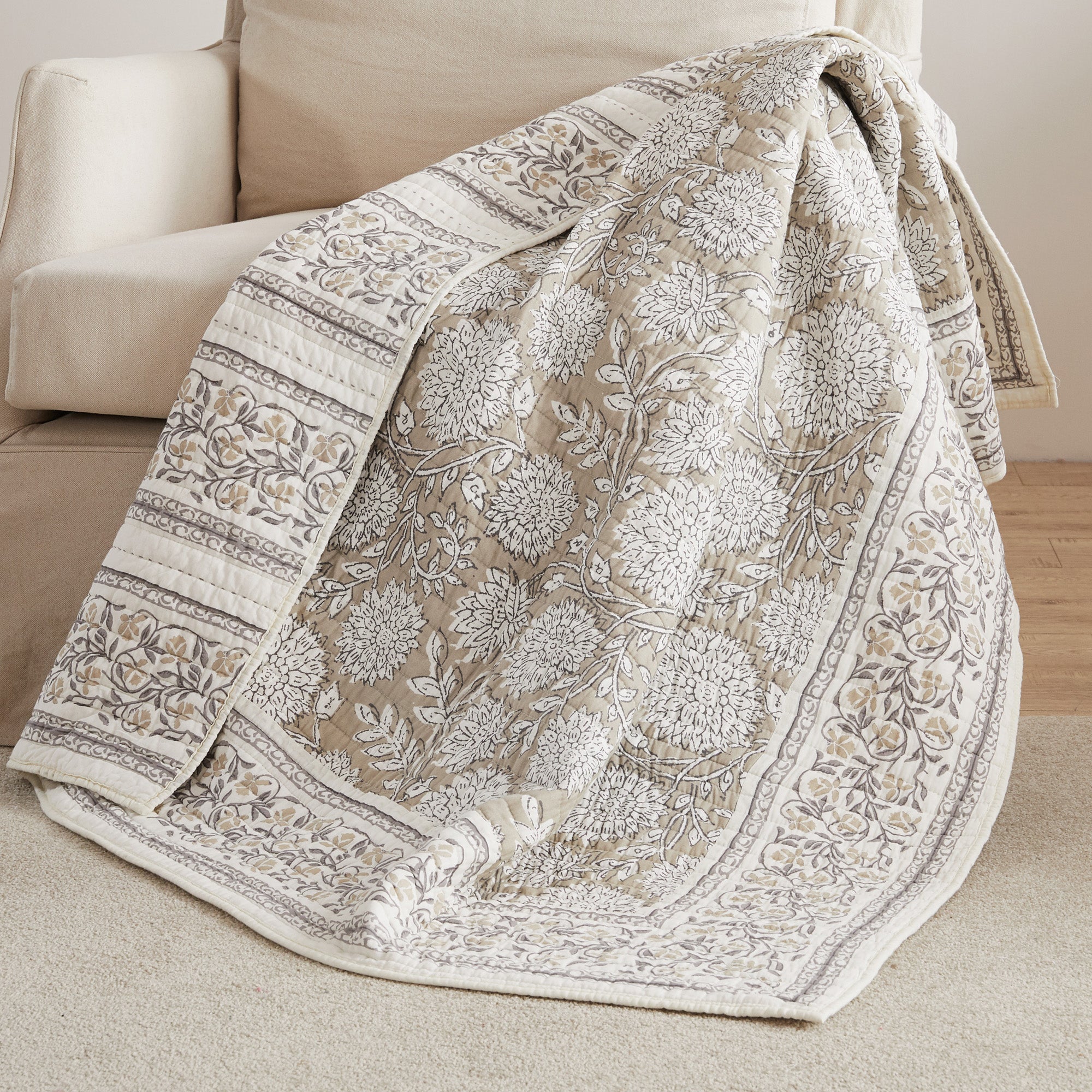 Levtex Home Adare Quilted Throw Throws