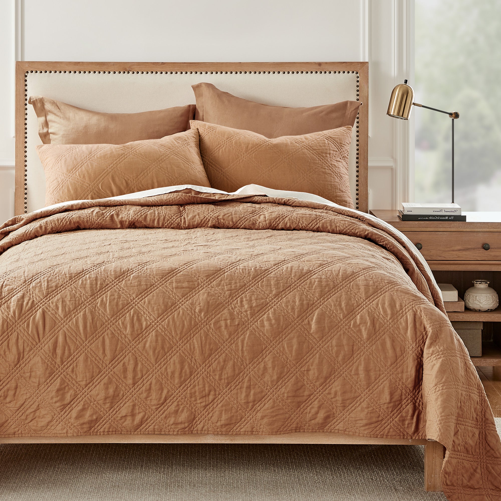 Levtex Home Washed Linen Quilt Quilts
