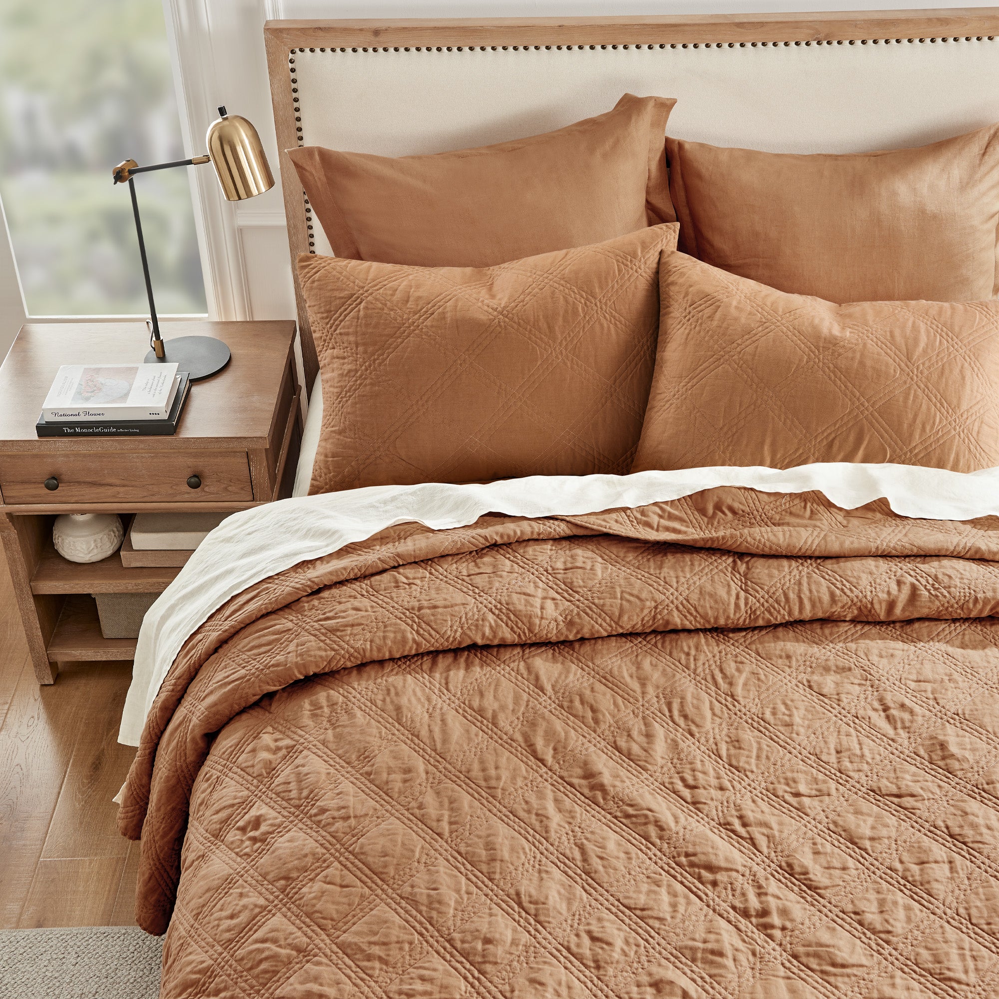 Levtex Home Washed Linen Quilt Quilts