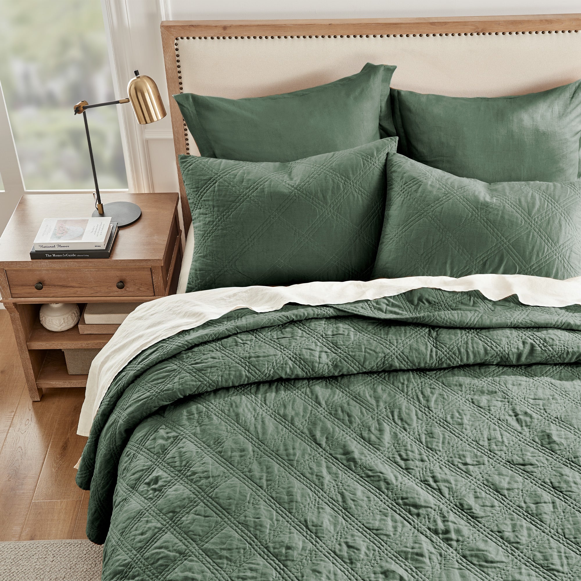 Levtex Home Washed Linen Quilt Quilts