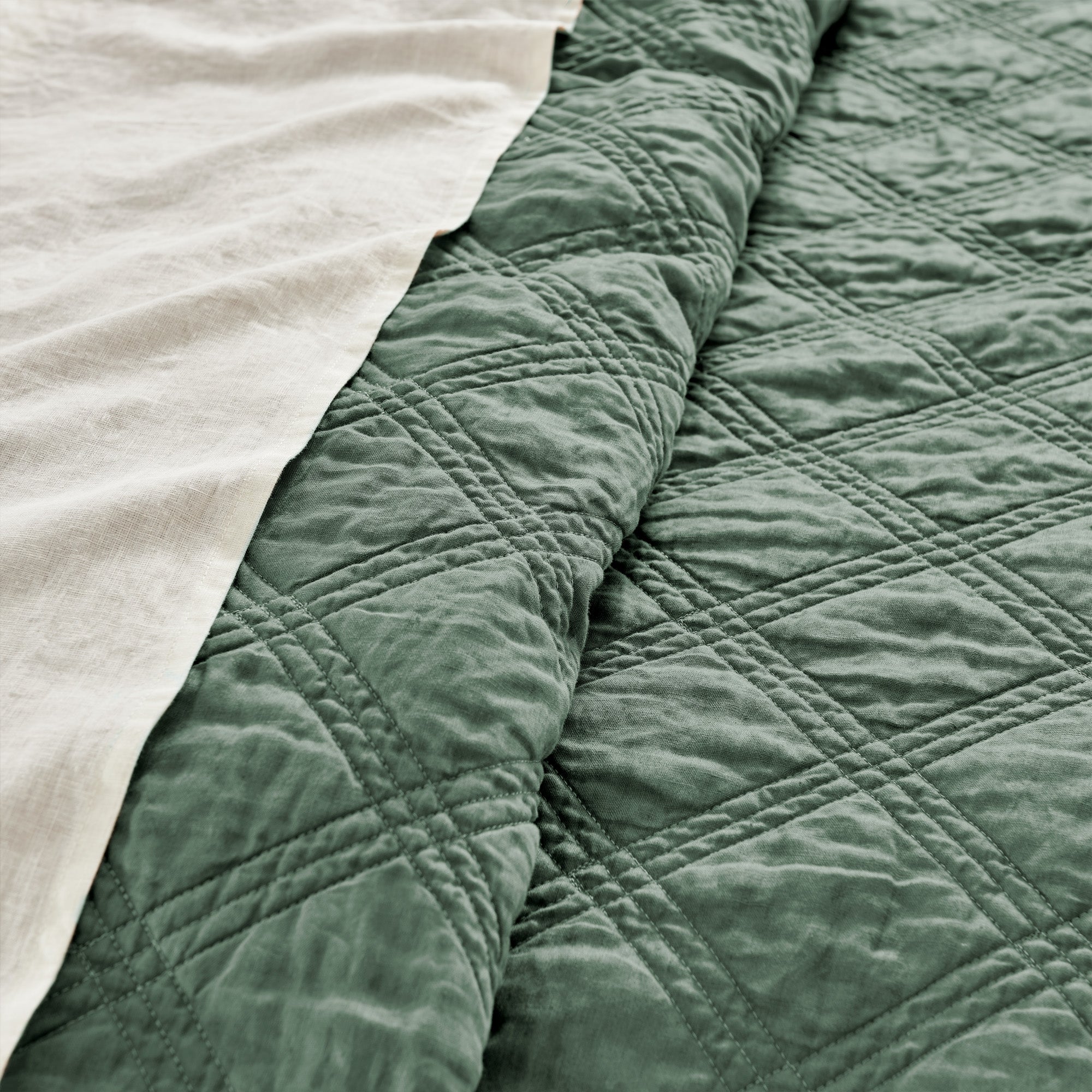 Levtex Home Washed Linen Quilt Quilts