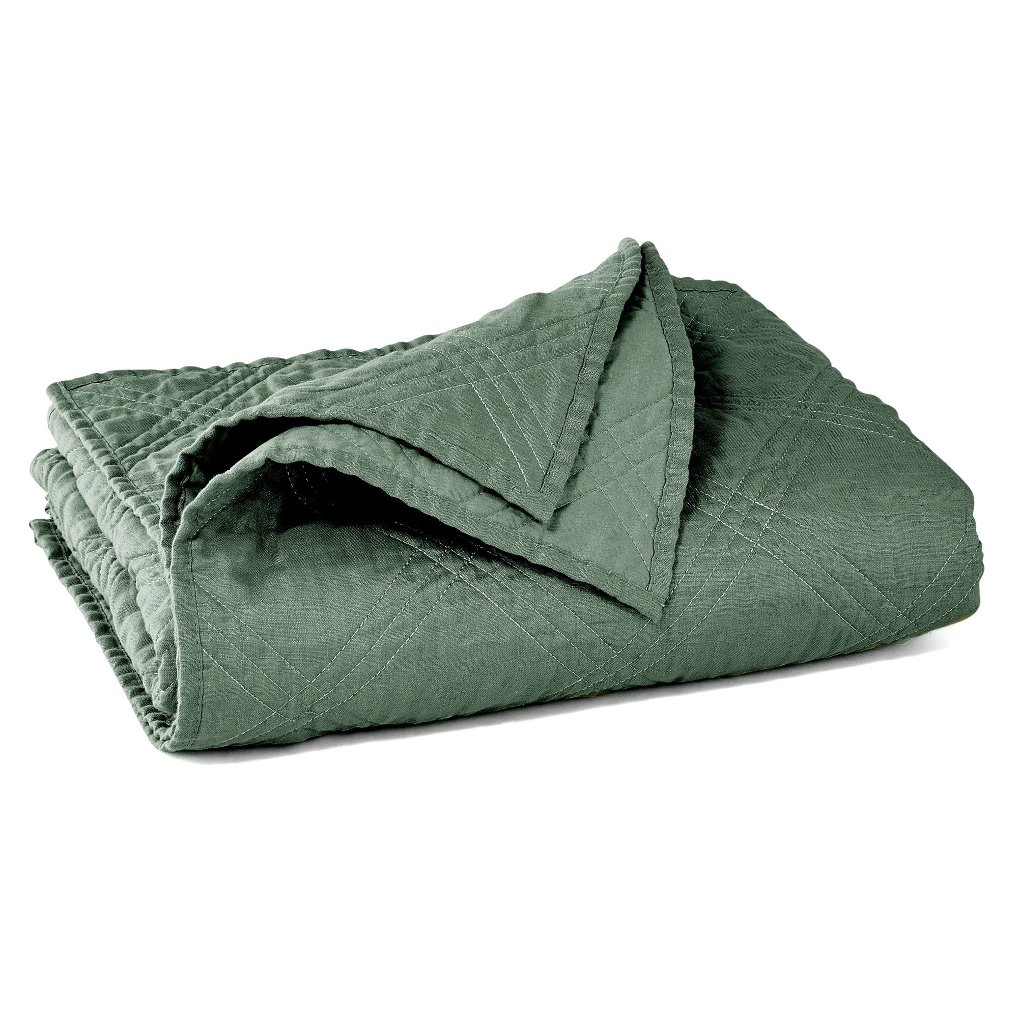 Levtex Home Washed Linen Quilted Throw Throws