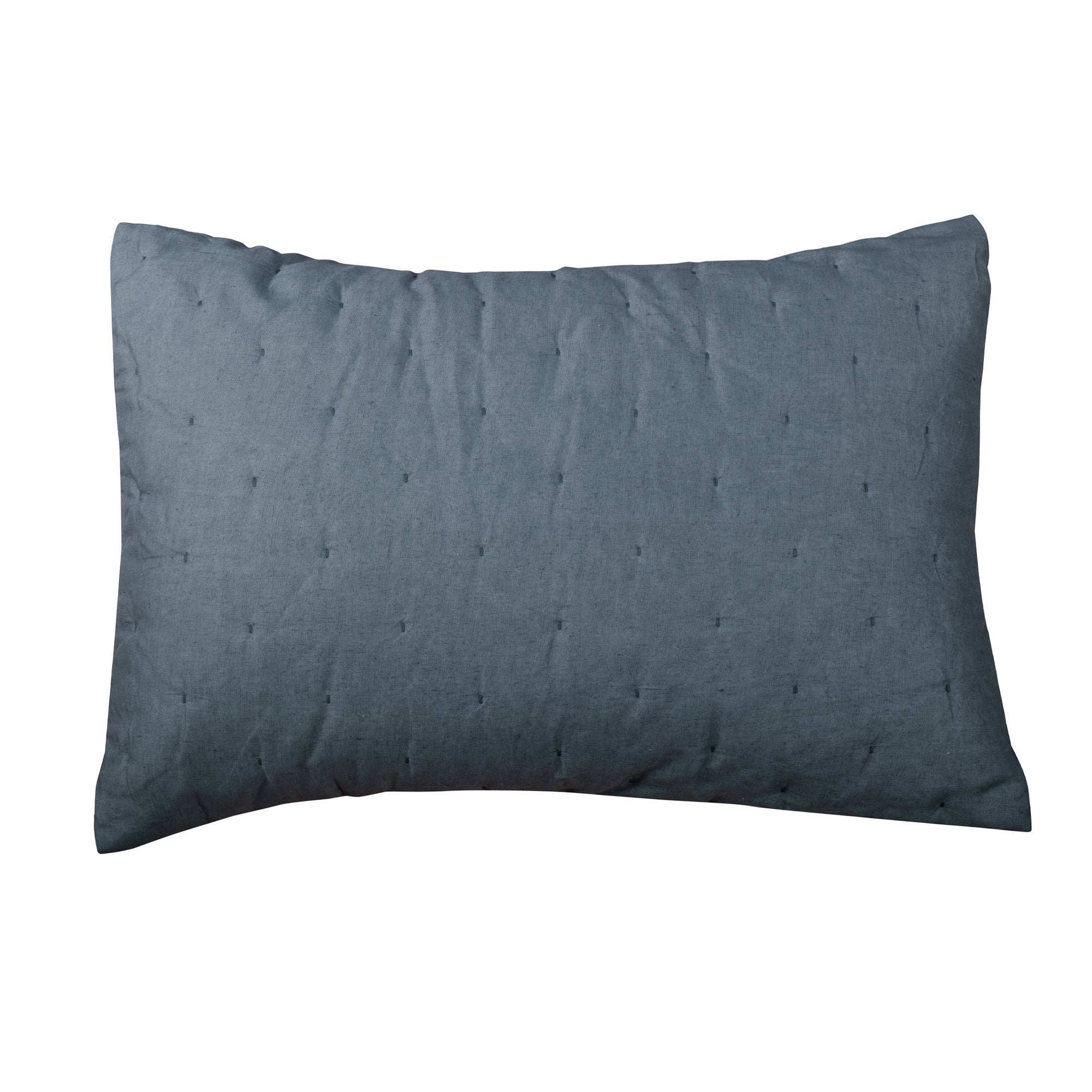 French Flax Signature Linen Quilted Sham