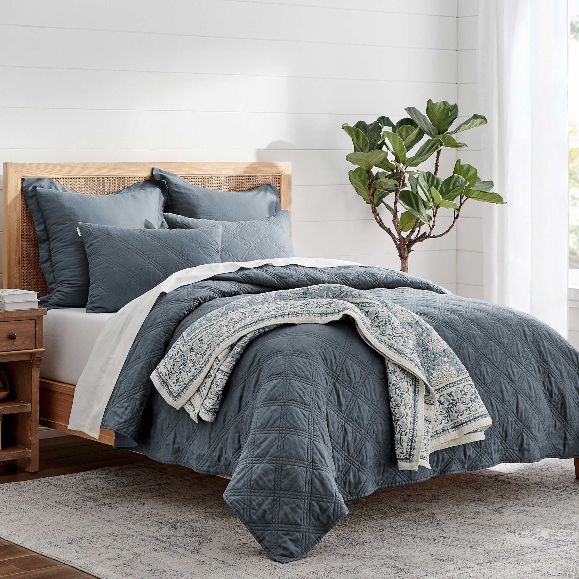 Levtex Home Washed Linen Quilt Quilts