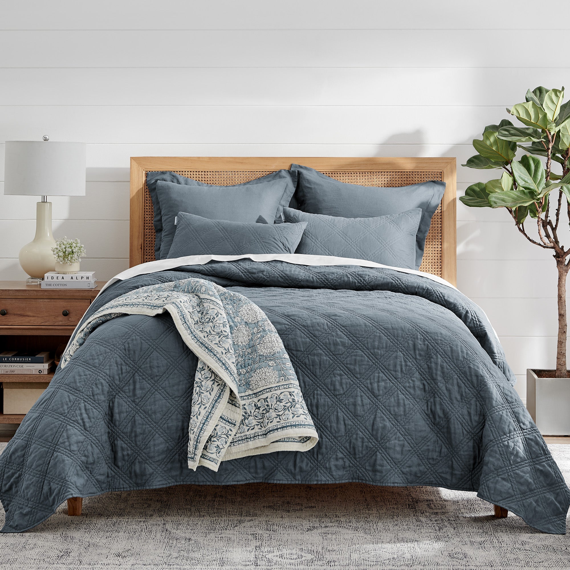 Levtex Home Washed Linen Quilt Quilts