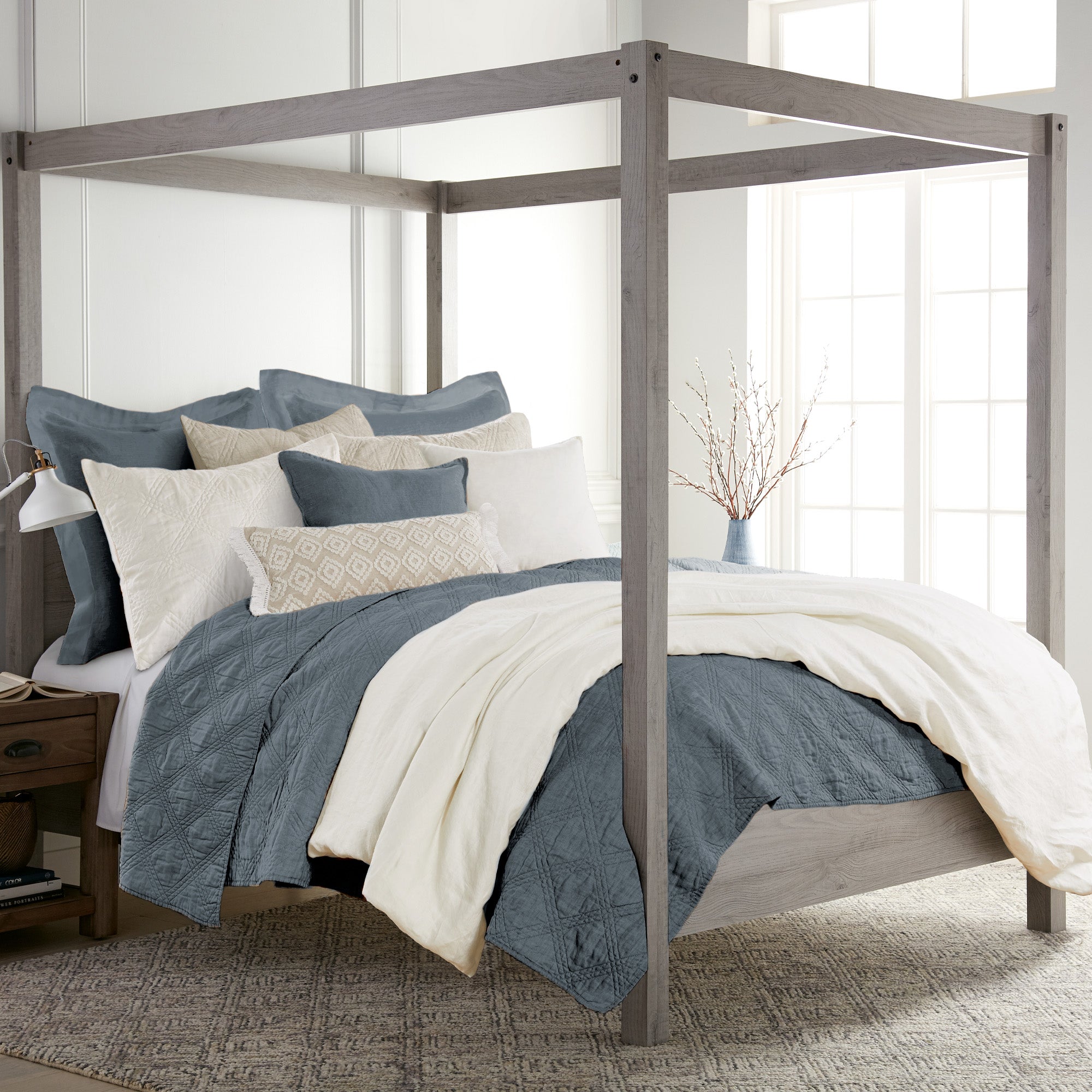 Levtex Home Washed Linen Quilt Quilts