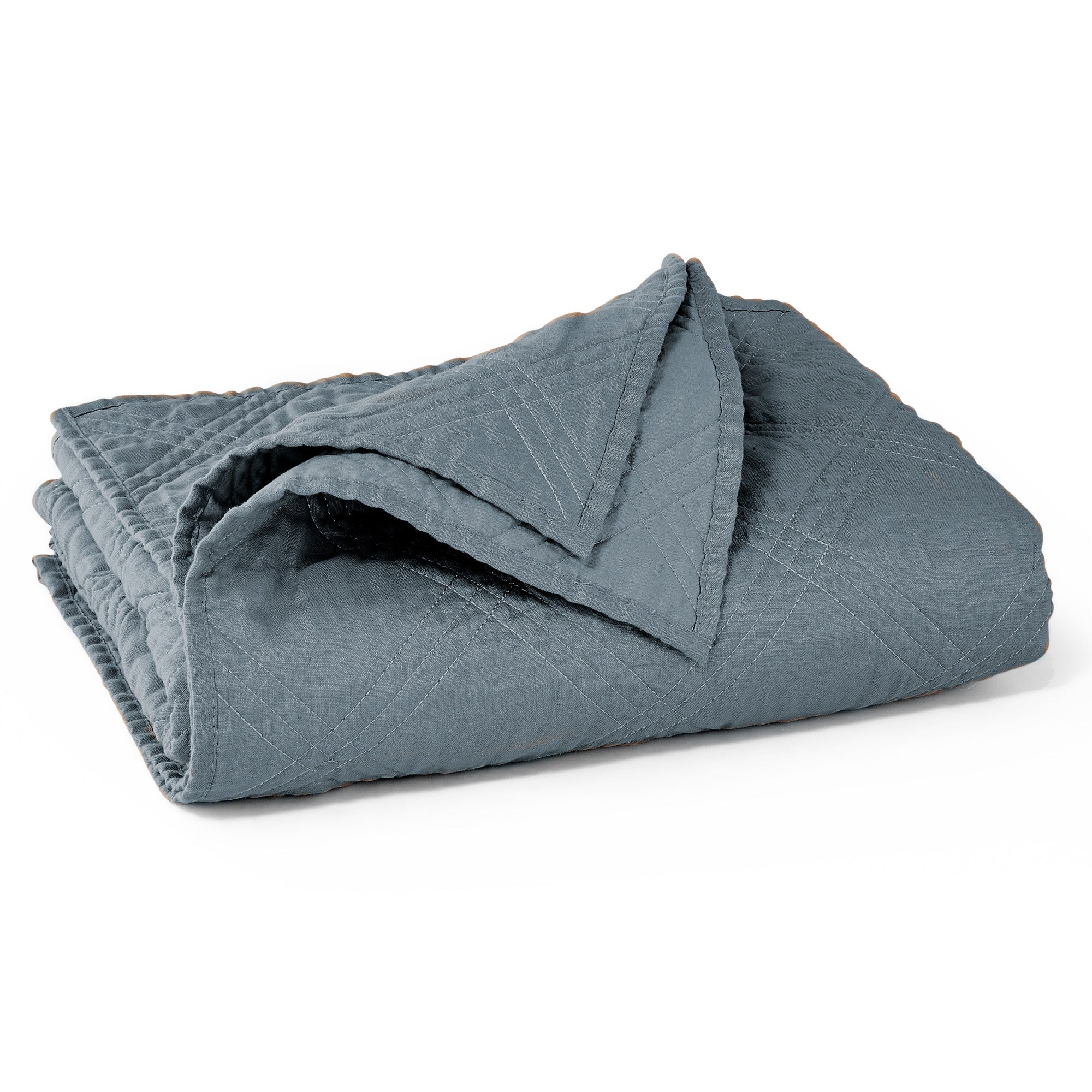 Levtex Home Washed Linen Quilted Throw Throws