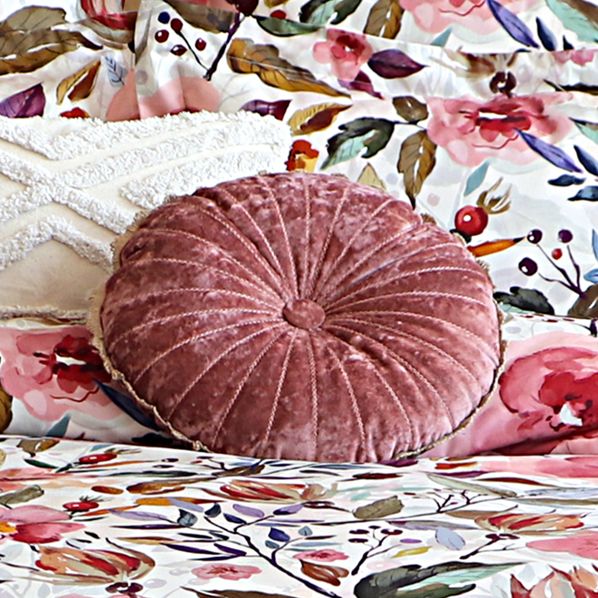 Levtex Home Mona Round Pillow Decorative Pillows