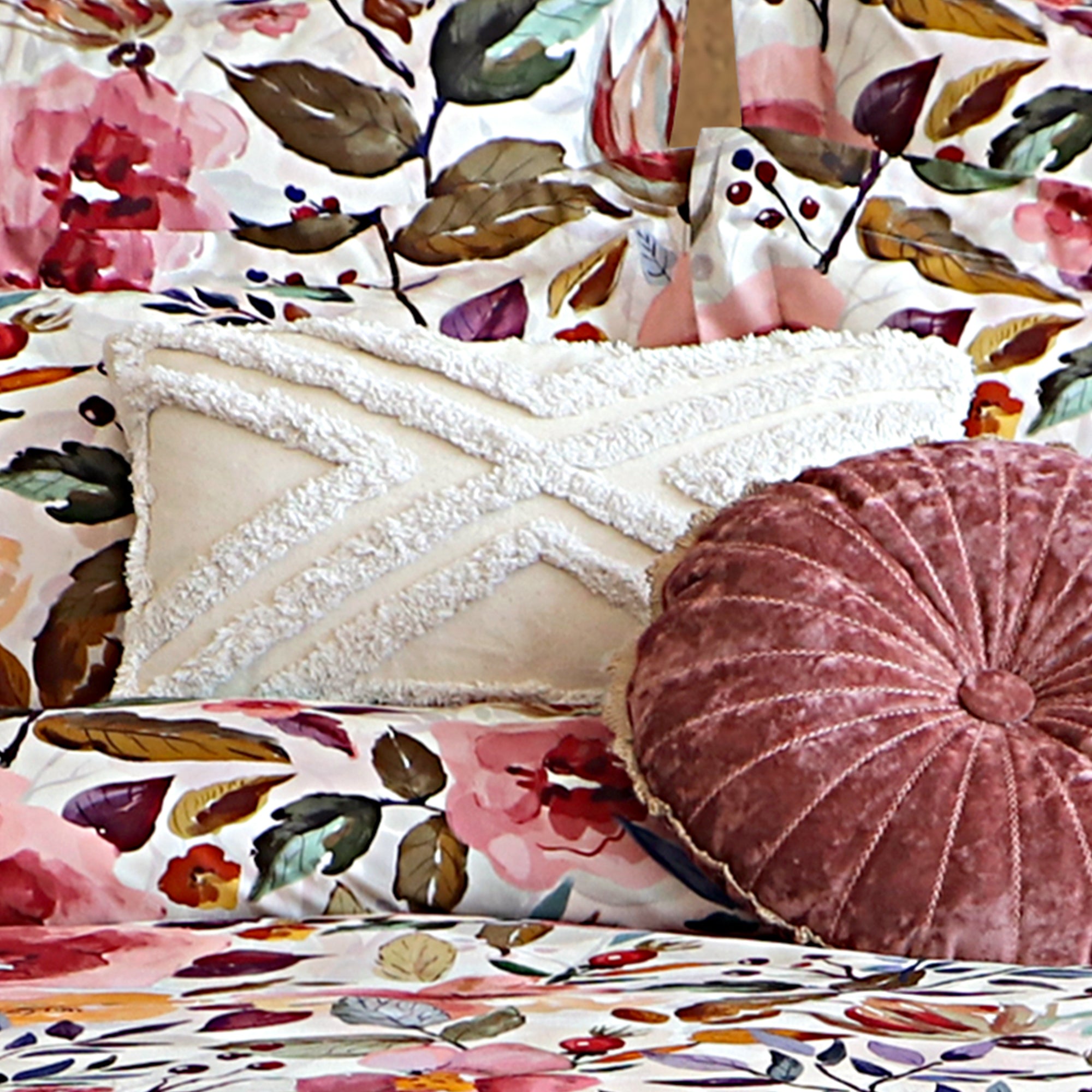 Levtex Home Mona White Pillow Decorative Pillows
