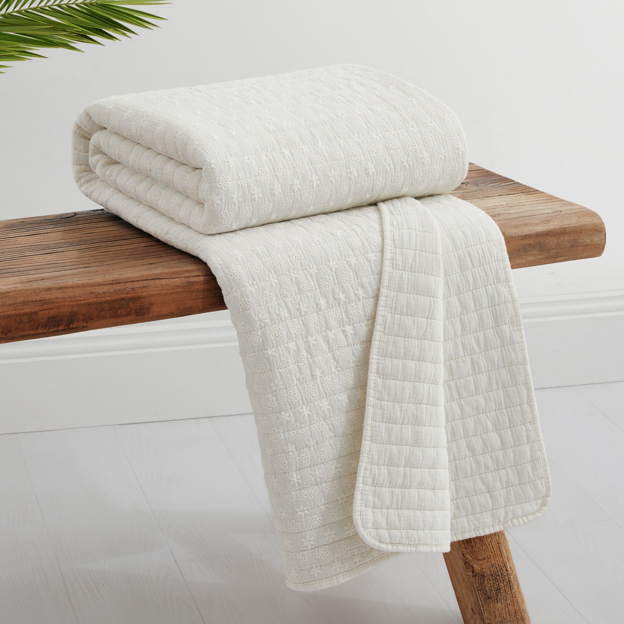Levtex Home Eyelet Quilted Throw Throws