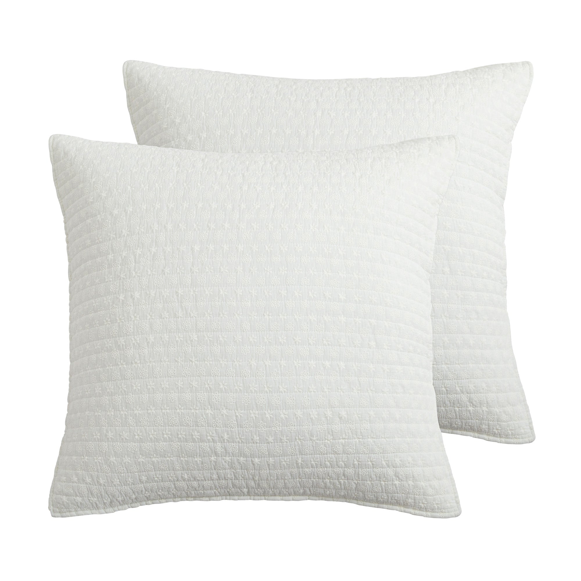 Levtex Home Eyelet Euro Sham Set of 2 Euro Shams