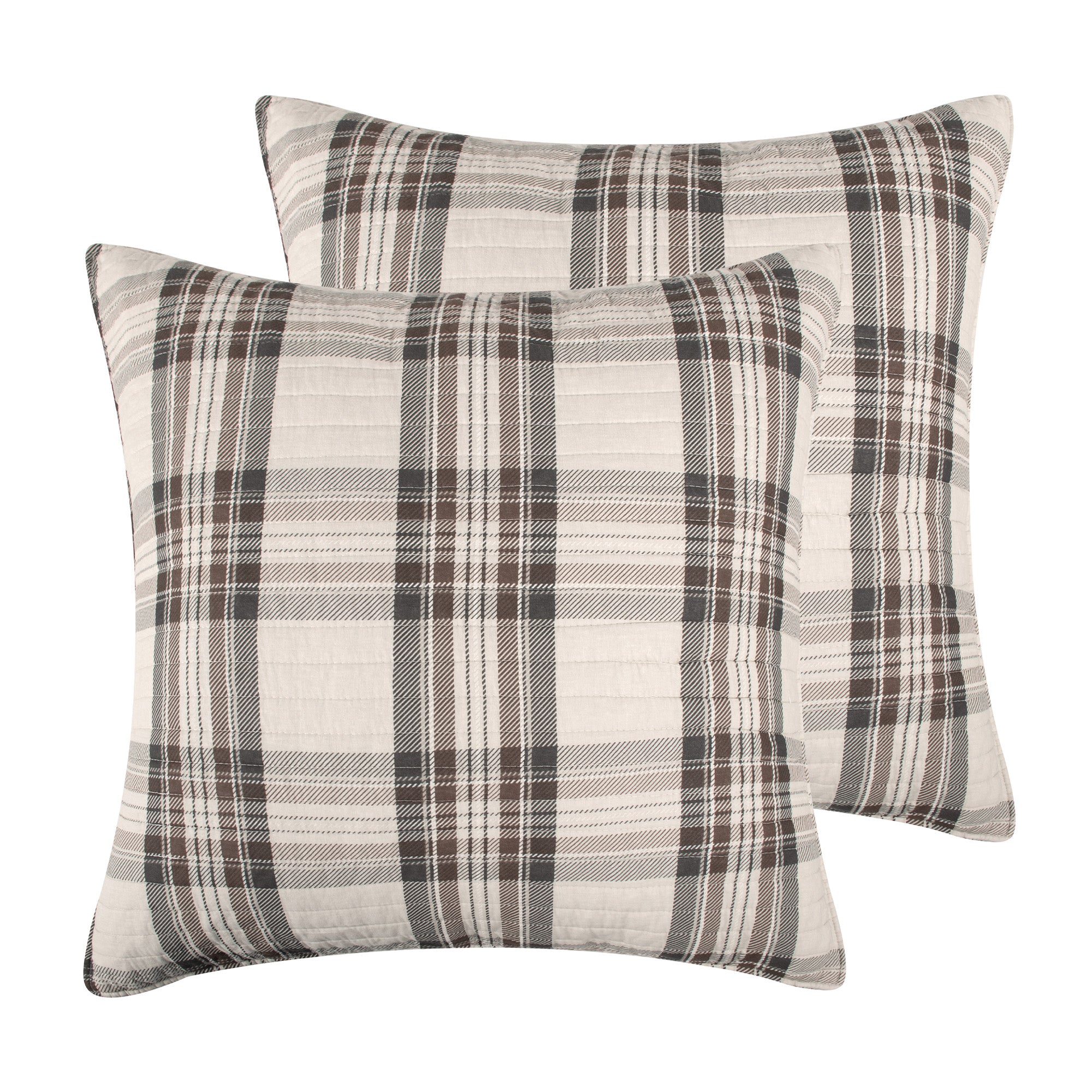 Levtex Home Lodge Toile Euro Sham Set of 2 Euro Shams