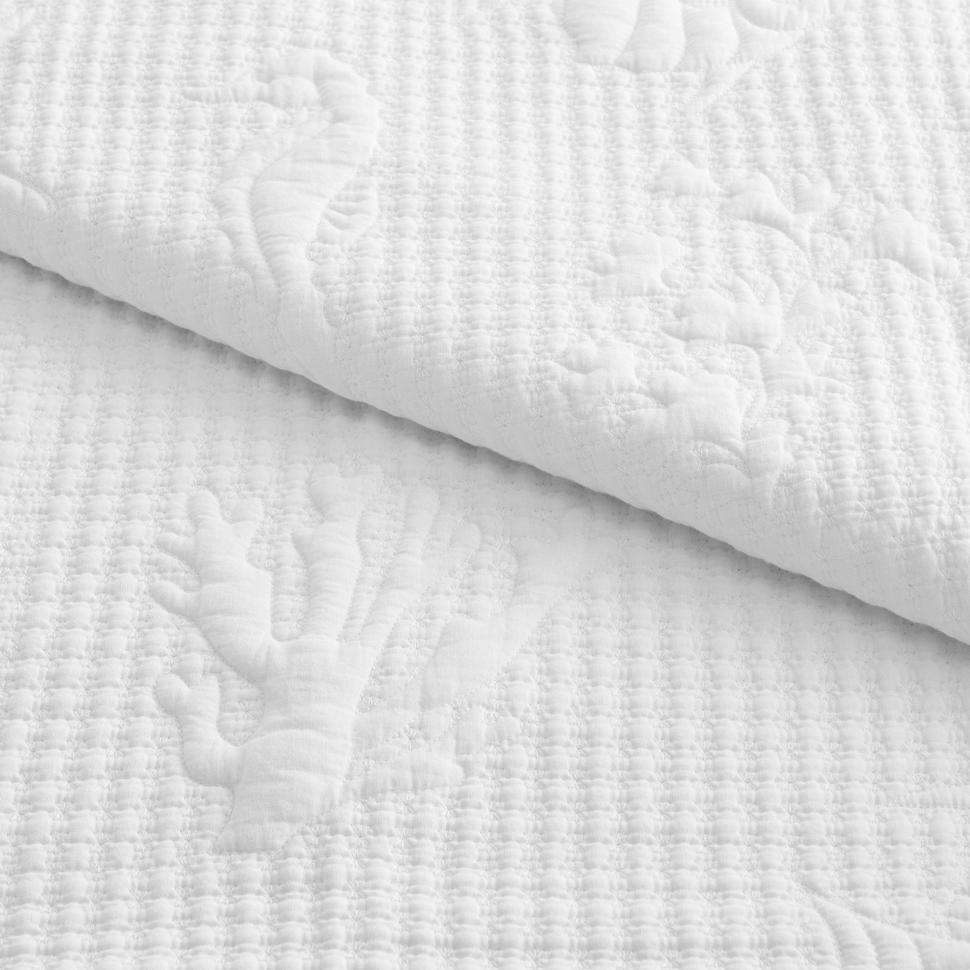 Levtex Home Cross Stitch Sea Quilted Throw Throws