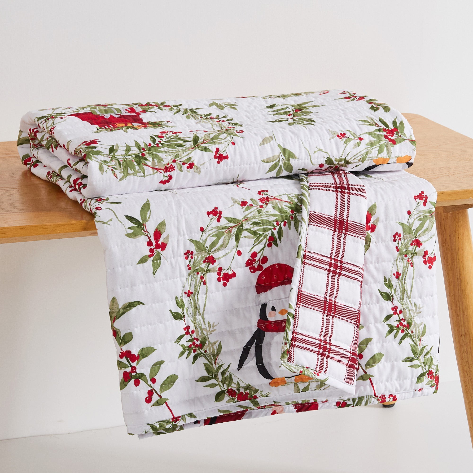 Levtex Home Pine & Plaid Quilted Throw Throws