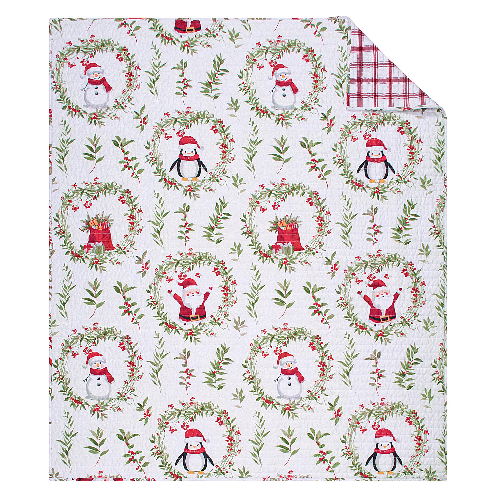 Levtex Home Pine & Plaid Quilted Throw Throws