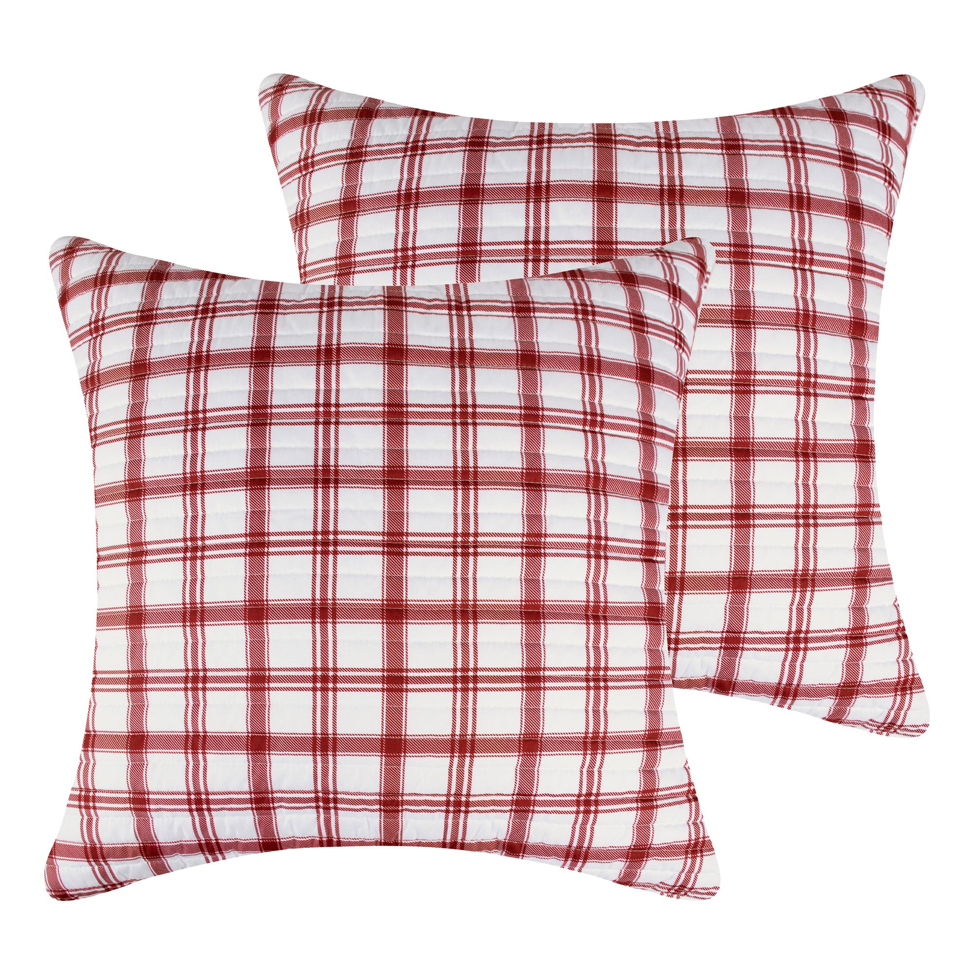 Levtex Home Pine & Plaid Euro Sham Set of 2 Euro Shams