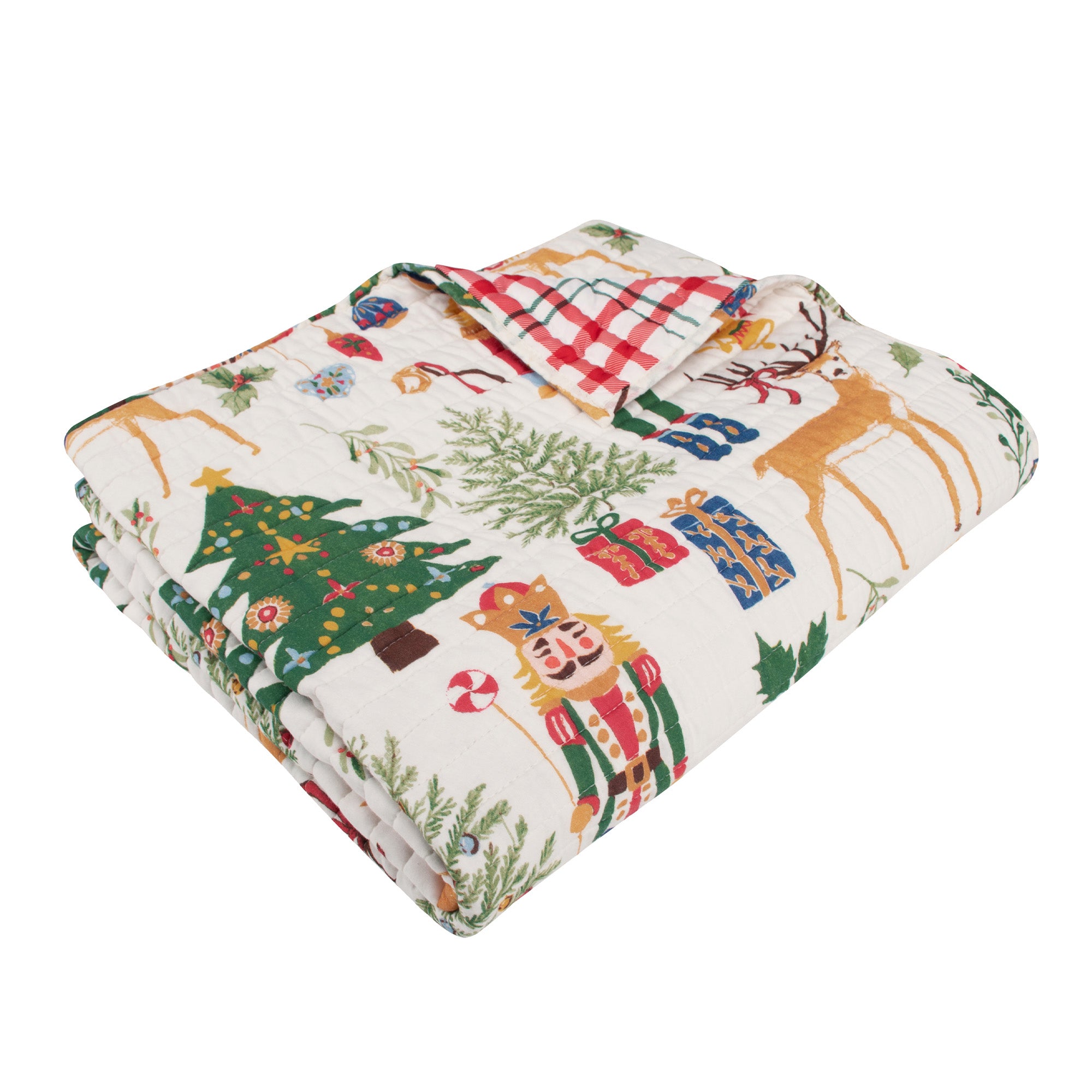 Levtex Home Nutcracker Quilted Throw Throws