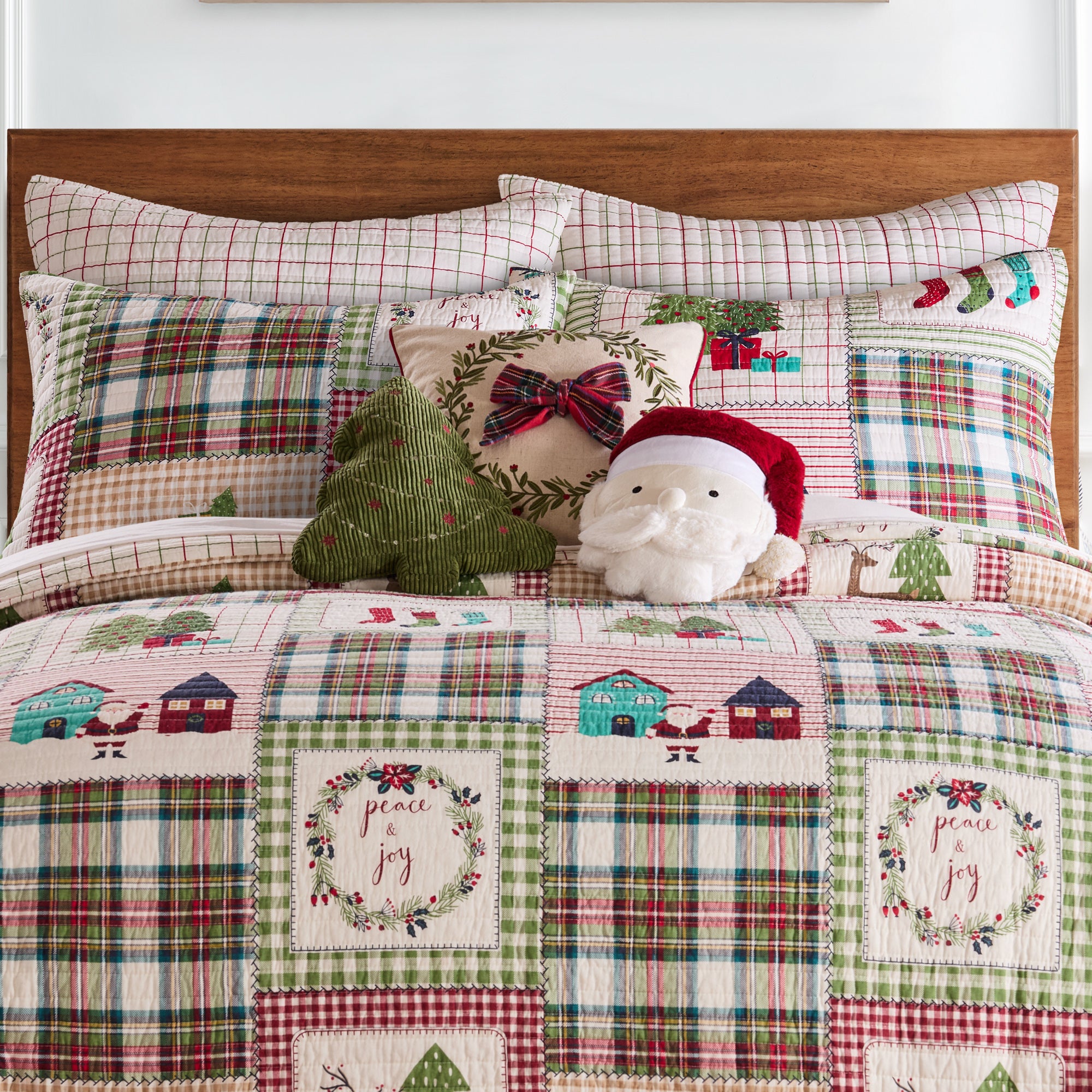 Home for Christmas Euro Sham Set of 2